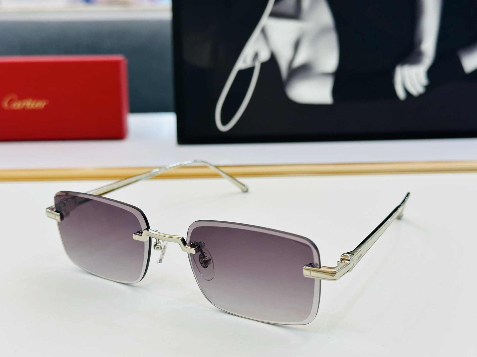 🆕 原版Cartie* 卡家 官网经典款 太阳镜 CT0610S Size：57口18-145 电镀工艺