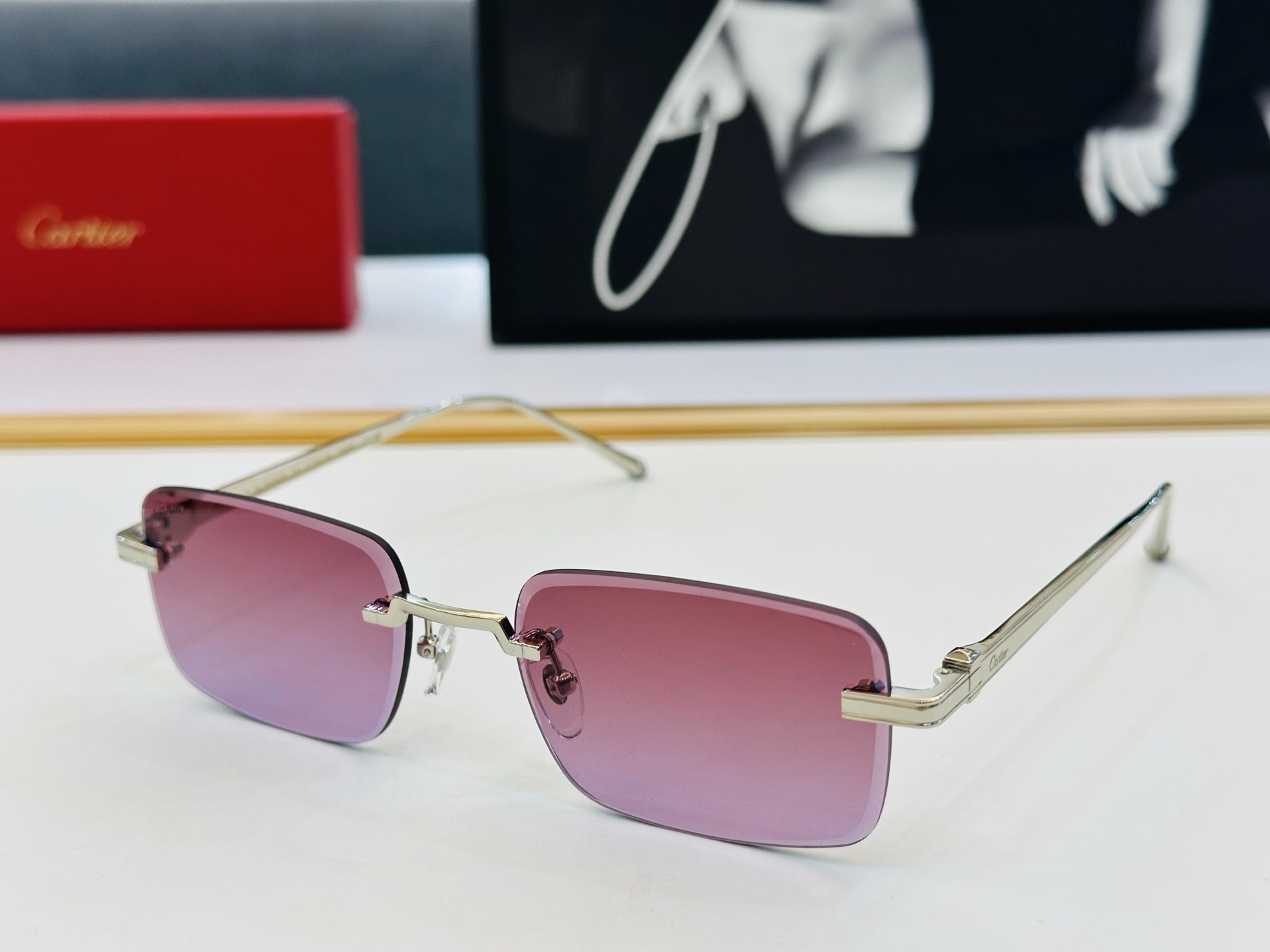 🆕 原版Cartie* 卡家 官网经典款 太阳镜 CT0610S Size：57口18-145 电镀工艺