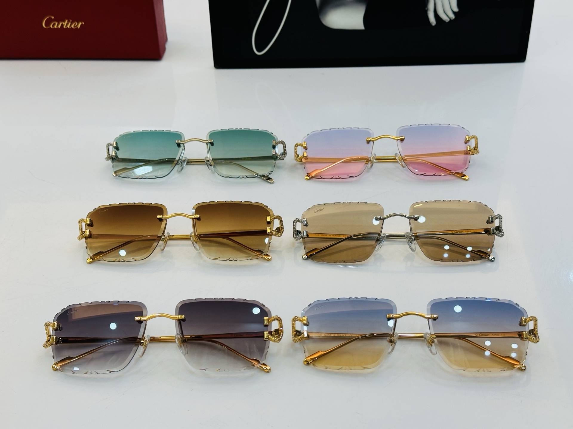 🆕 原版Cartie* 卡家 官网经典款 太阳镜 CT0576S Size：58口19-140 电镀工艺