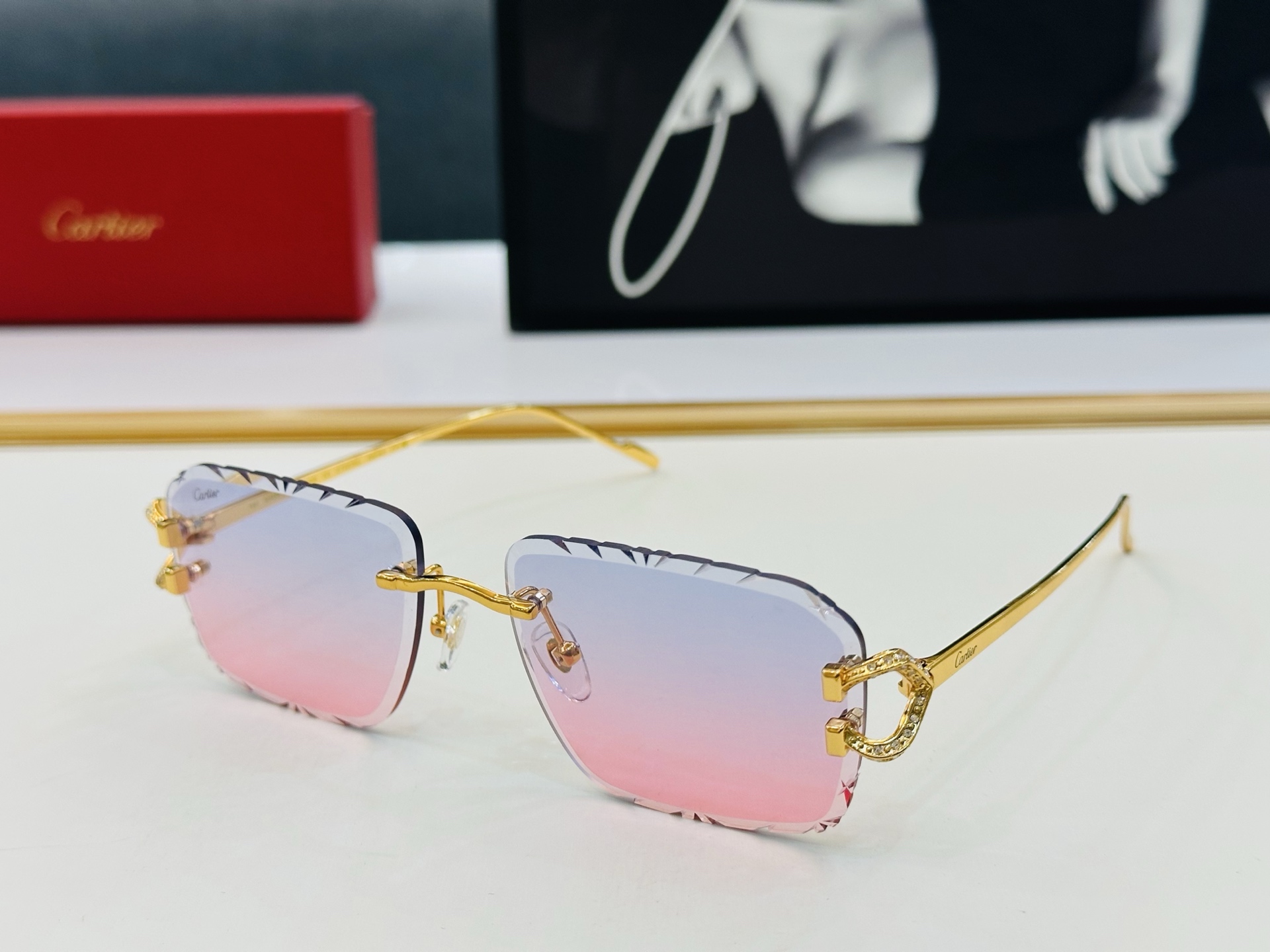 🆕 原版Cartie* 卡家 官网经典款 太阳镜 CT0576S Size：58口19-140 电镀工艺