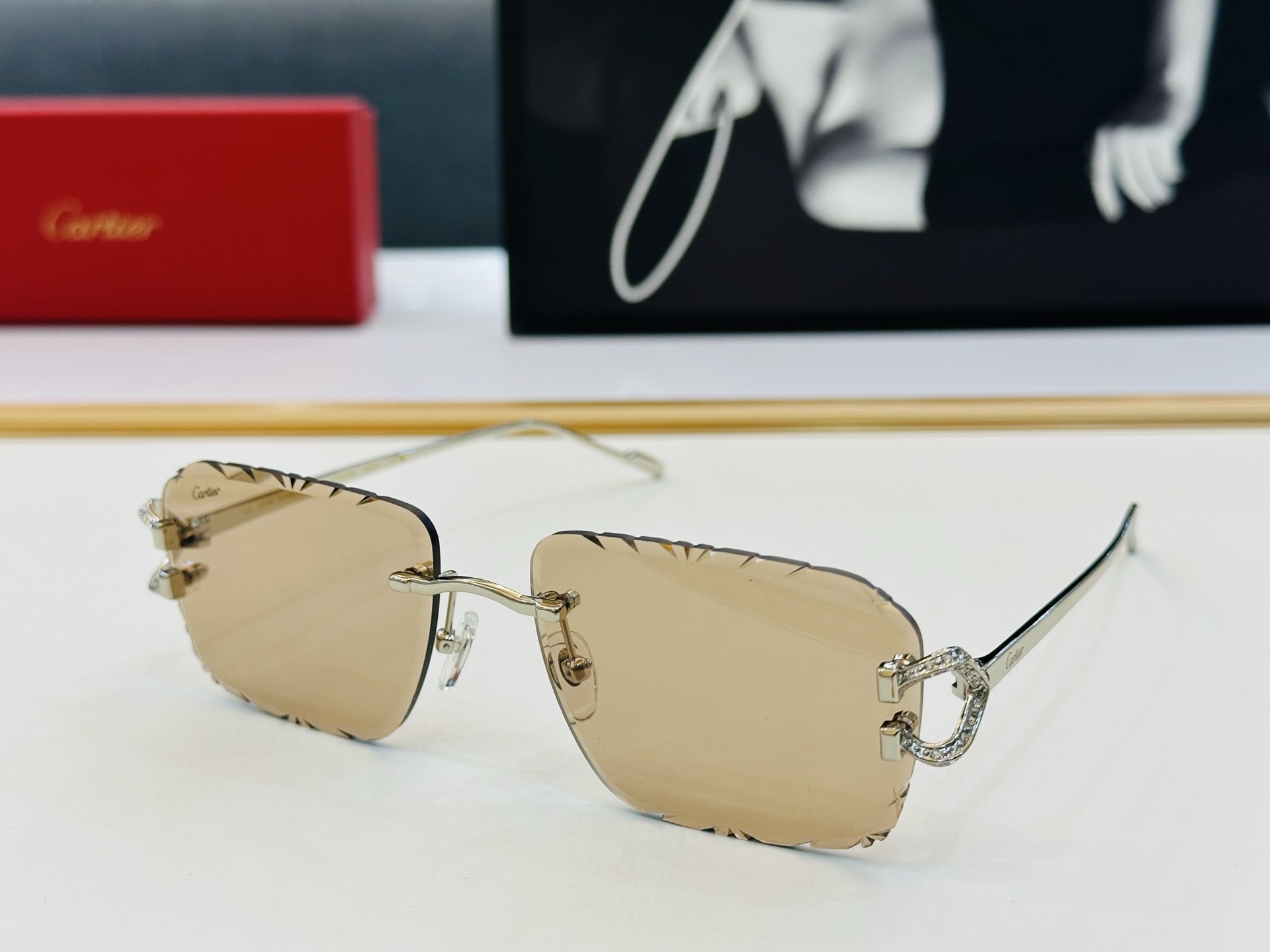 🆕 原版Cartie* 卡家 官网经典款 太阳镜 CT0576S Size：58口19-140 电镀工艺