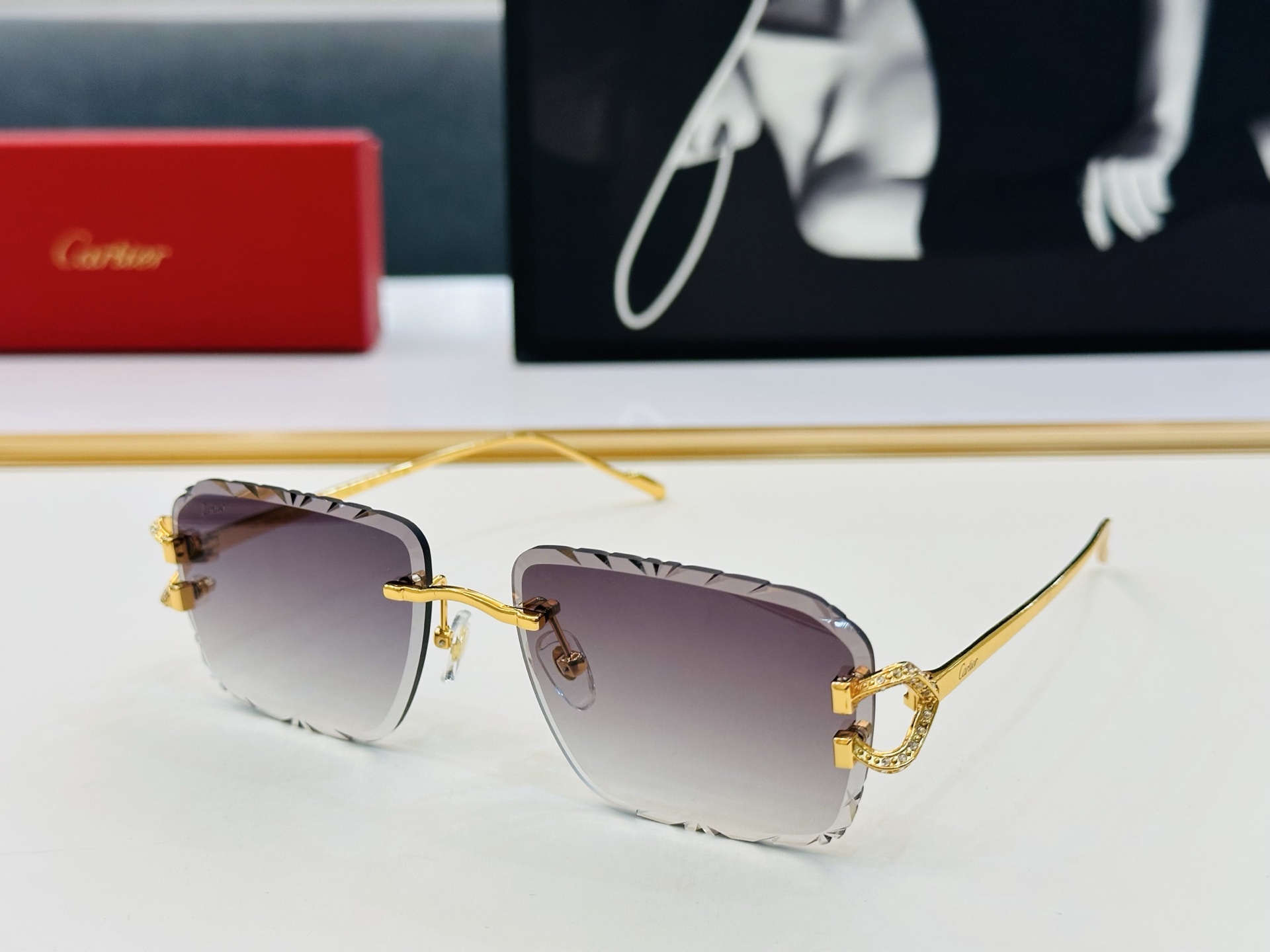 🆕 原版Cartie* 卡家 官网经典款 太阳镜 CT0576S Size：58口19-140 电镀工艺