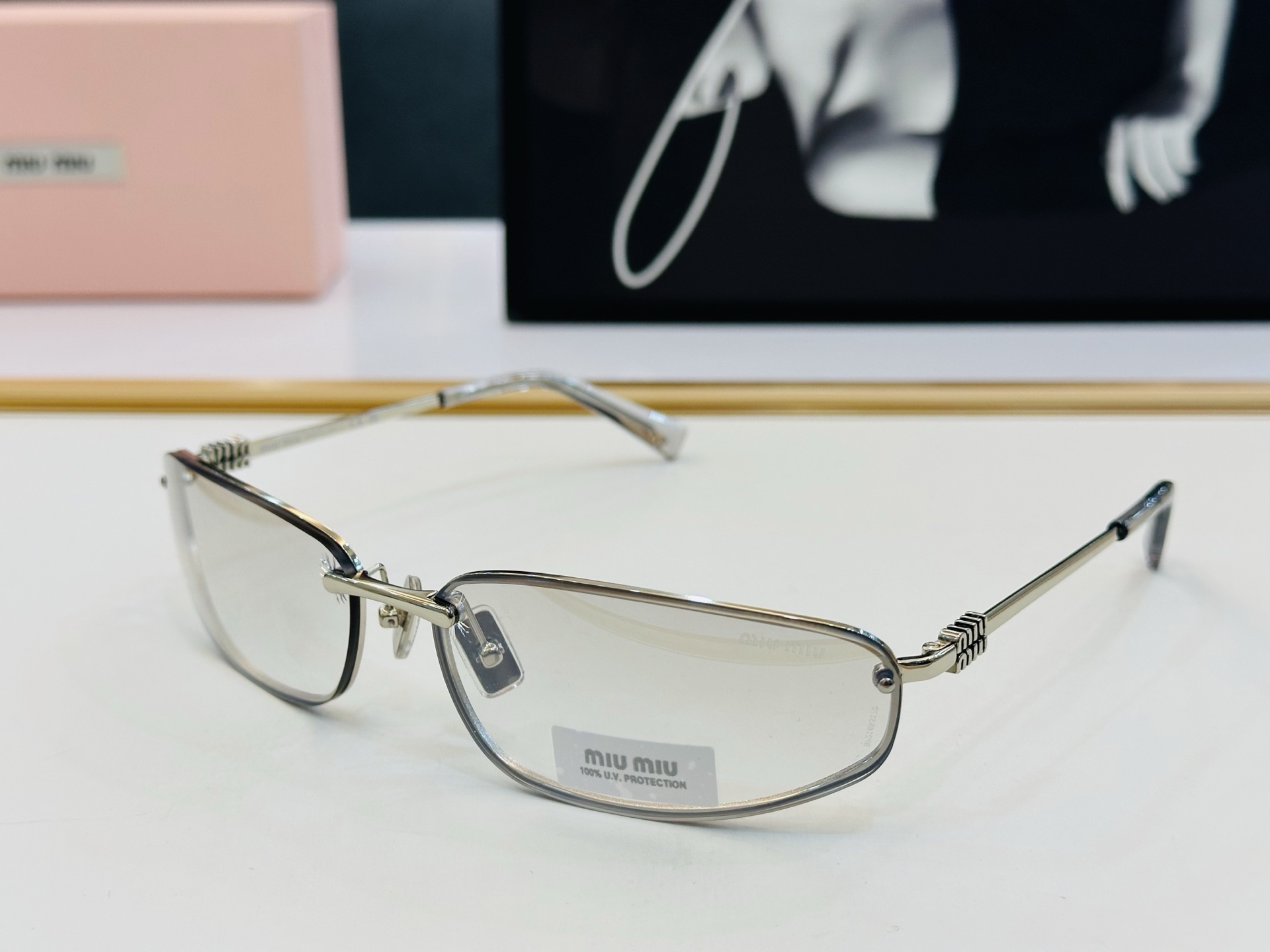 谬家 SMU A50 Size：60口15-130 女士太阳眼镜 镂空型玫瑰玫瑰 高档 B时尚墨镜潮人强