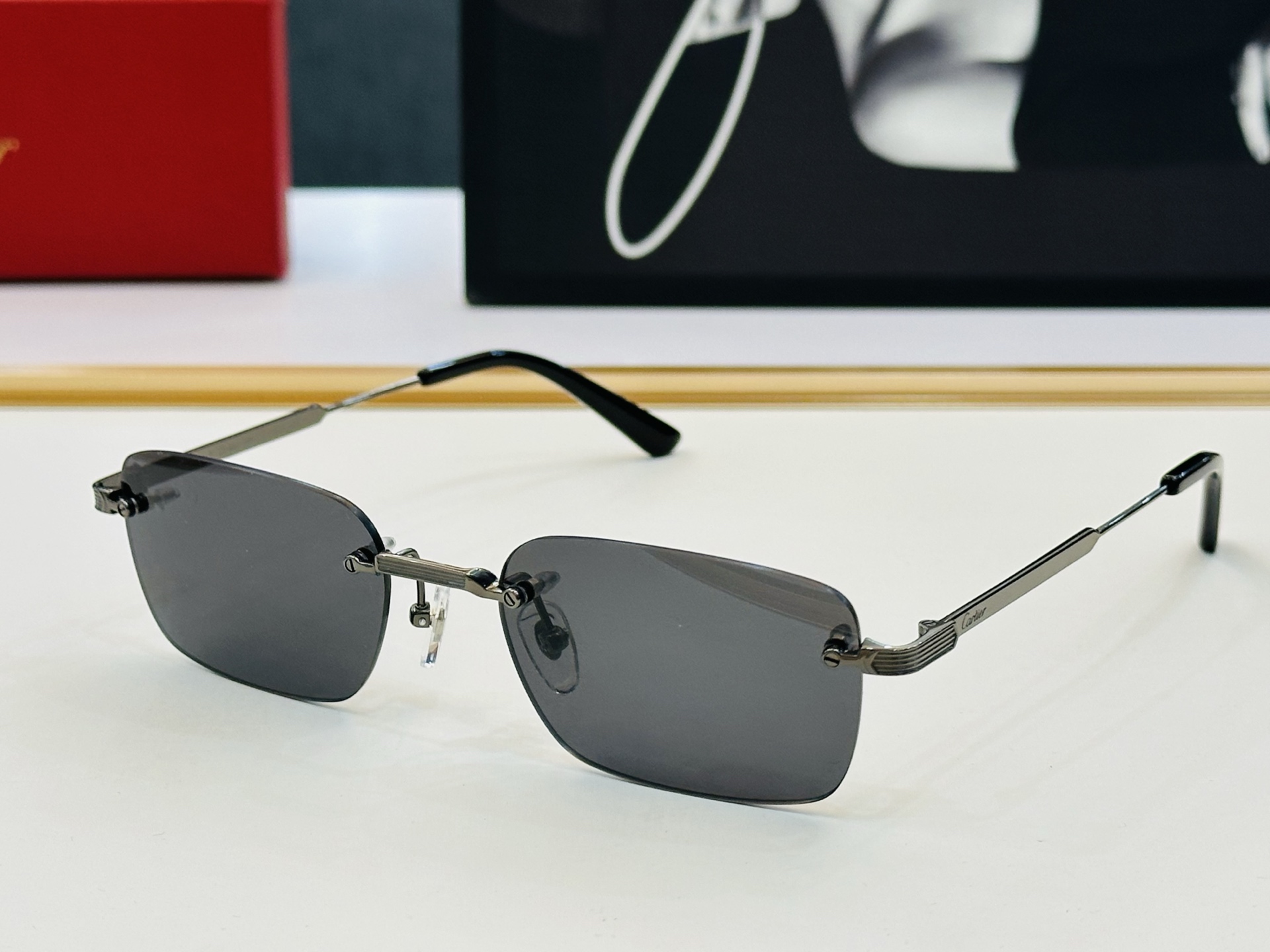 🆕 原版Cartie* 卡家 官网经典款 太阳镜 CT0349O  Size：55口18-140  电镀