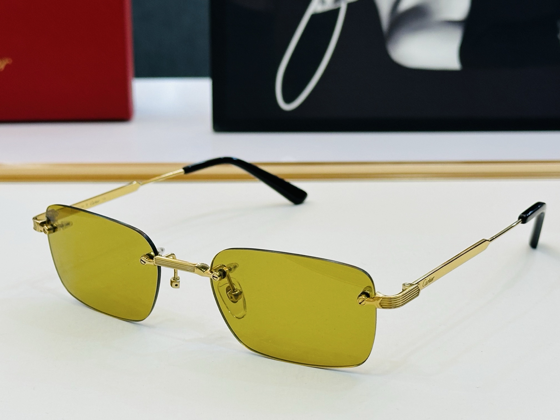🆕 原版Cartie* 卡家 官网经典款 太阳镜 CT0349O  Size：55口18-140  电镀