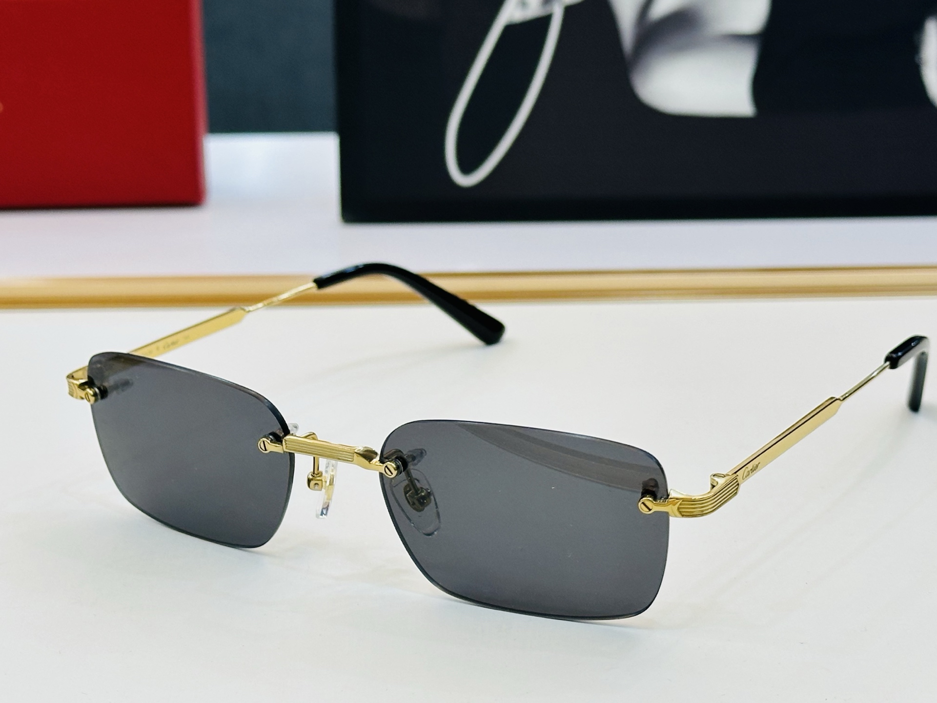 🆕 原版Cartie* 卡家 官网经典款 太阳镜 CT0349O  Size：55口18-140  电镀