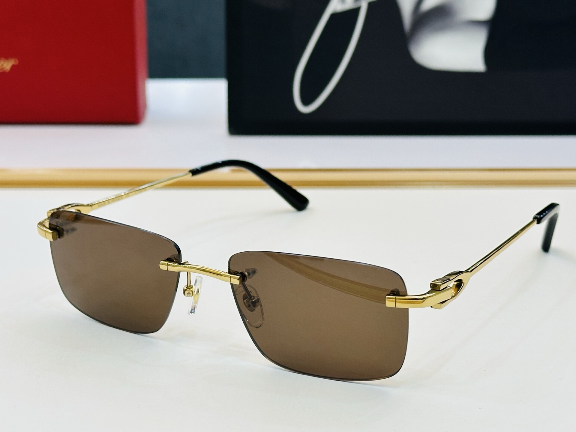 🆕 原版Cartie* 卡家 官网经典款 太阳镜 CT0521O  Size：56口18-140  电镀