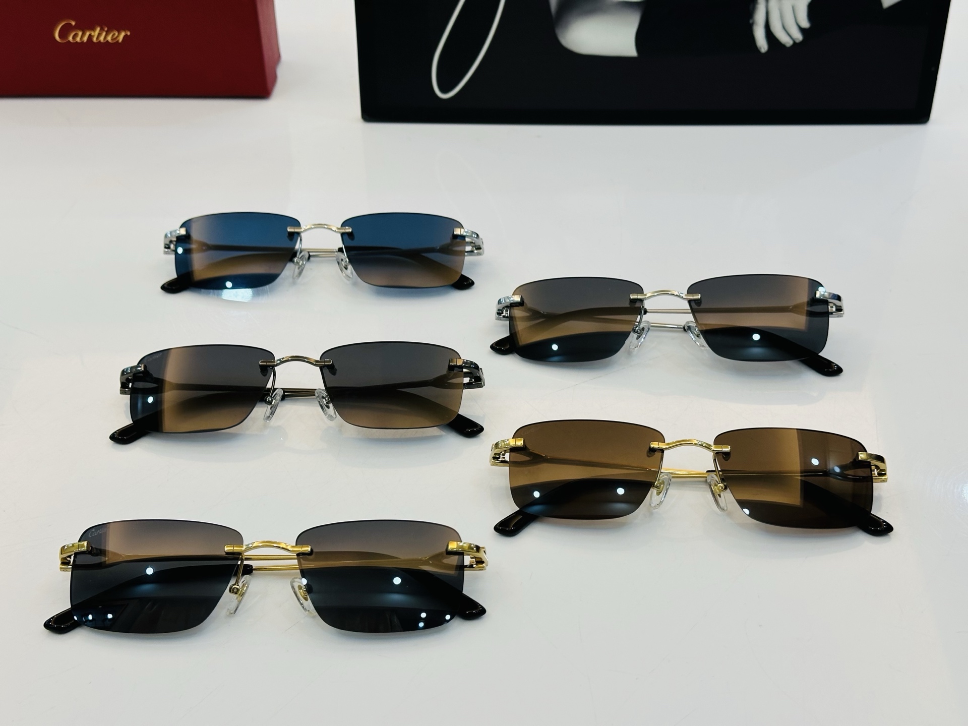 🆕 原版Cartie* 卡家 官网经典款 太阳镜 CT0521O  Size：56口18-140  电镀