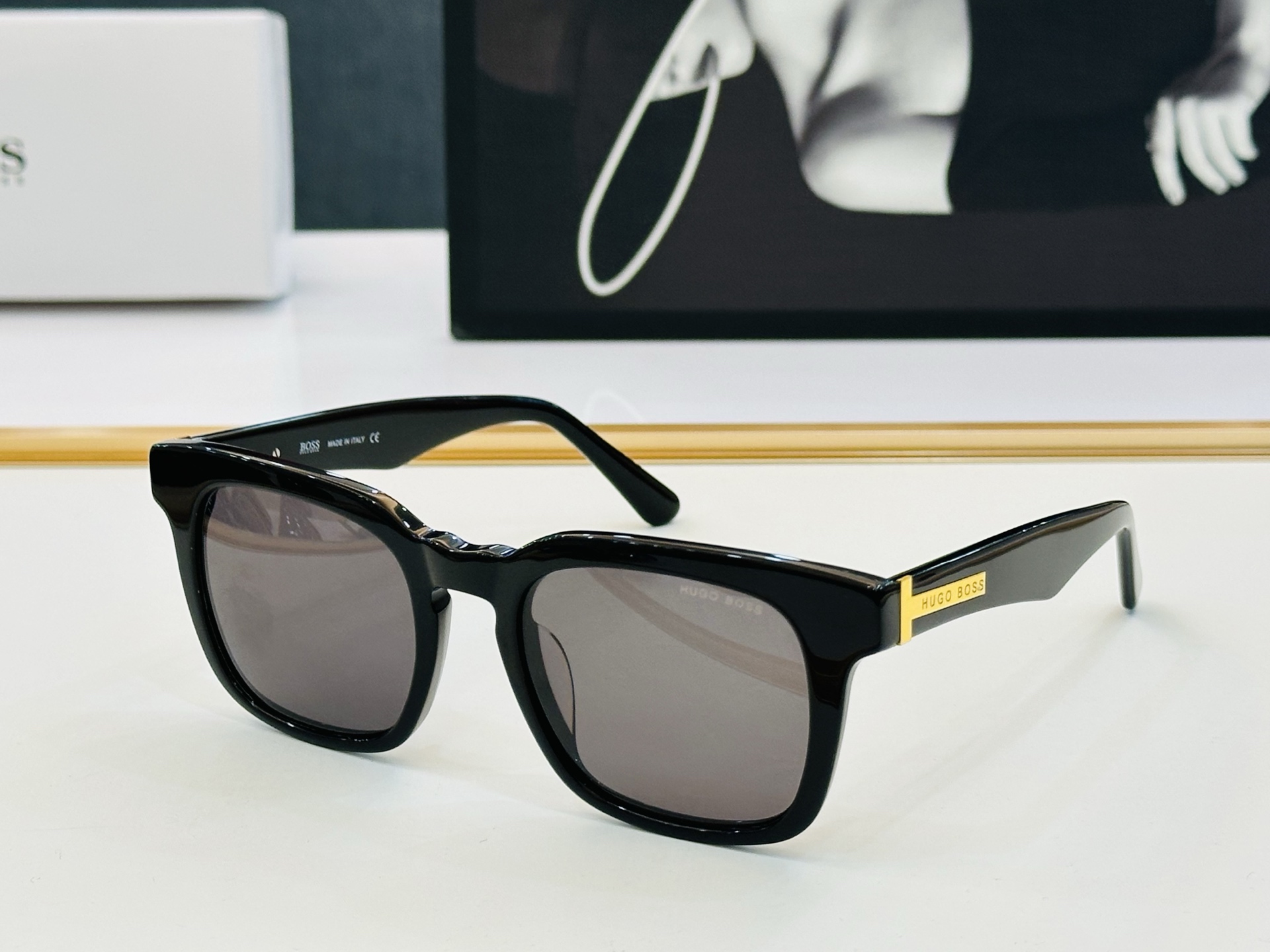 🆕 BOSS 1287/S Size：50口23-145 🕶🕶💋💋👣👣  高品质 不挑脸 经典不过时框型