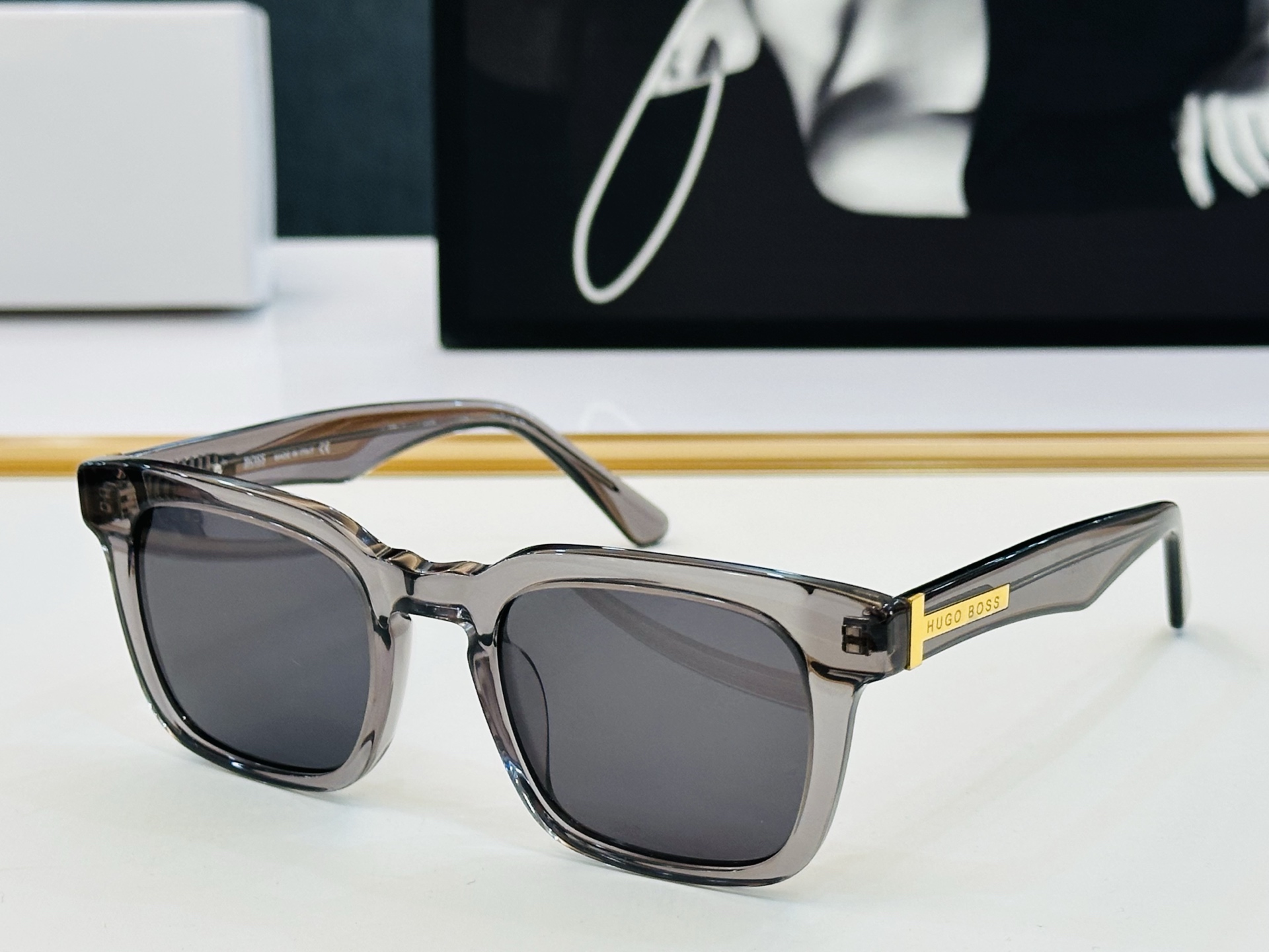 🆕 BOSS 1287/S Size：50口23-145 🕶🕶💋💋👣👣  高品质 不挑脸 经典不过时框型