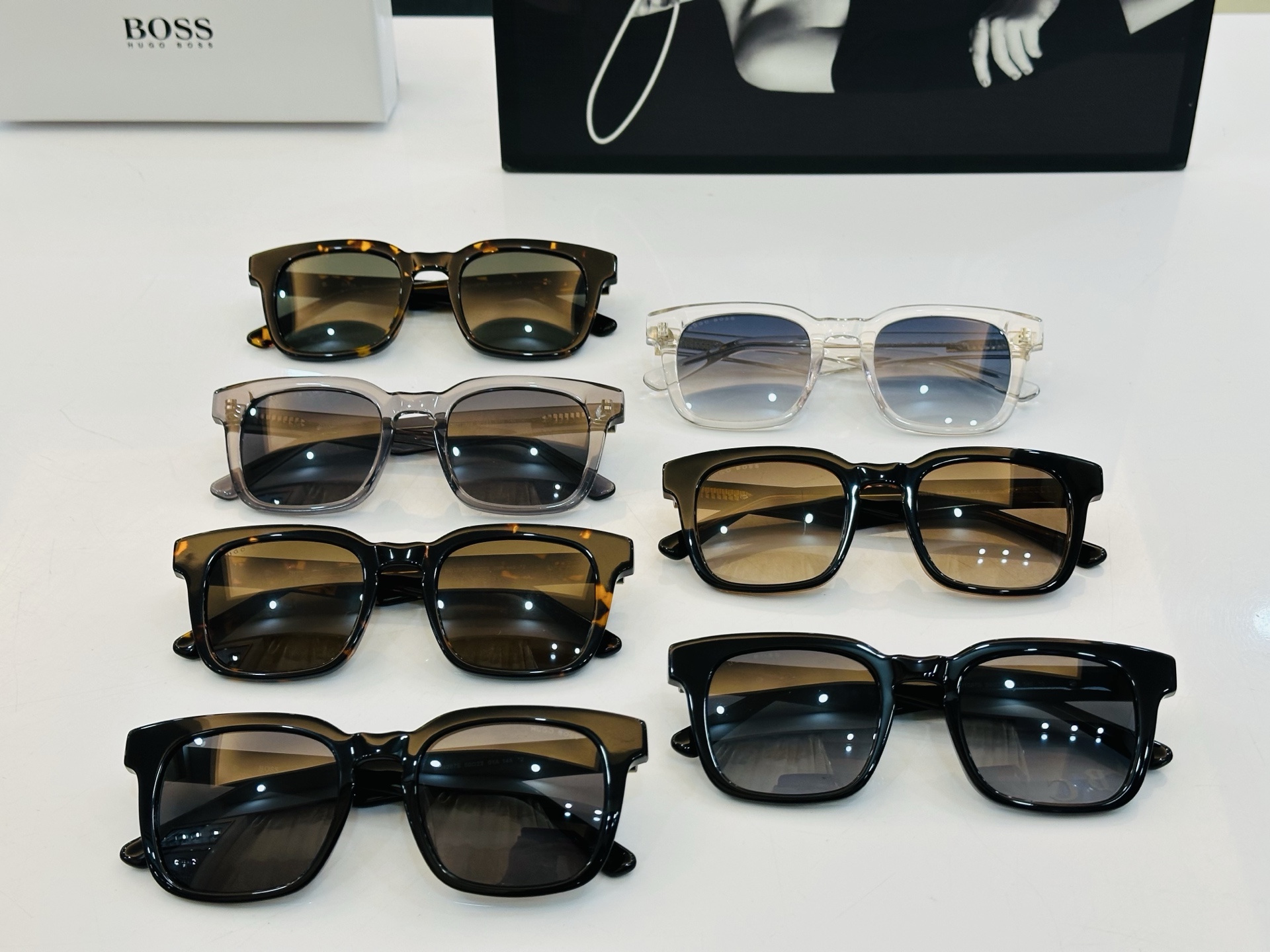🆕 BOSS 1287/S Size：50口23-145 🕶🕶💋💋👣👣  高品质 不挑脸 经典不过时框型