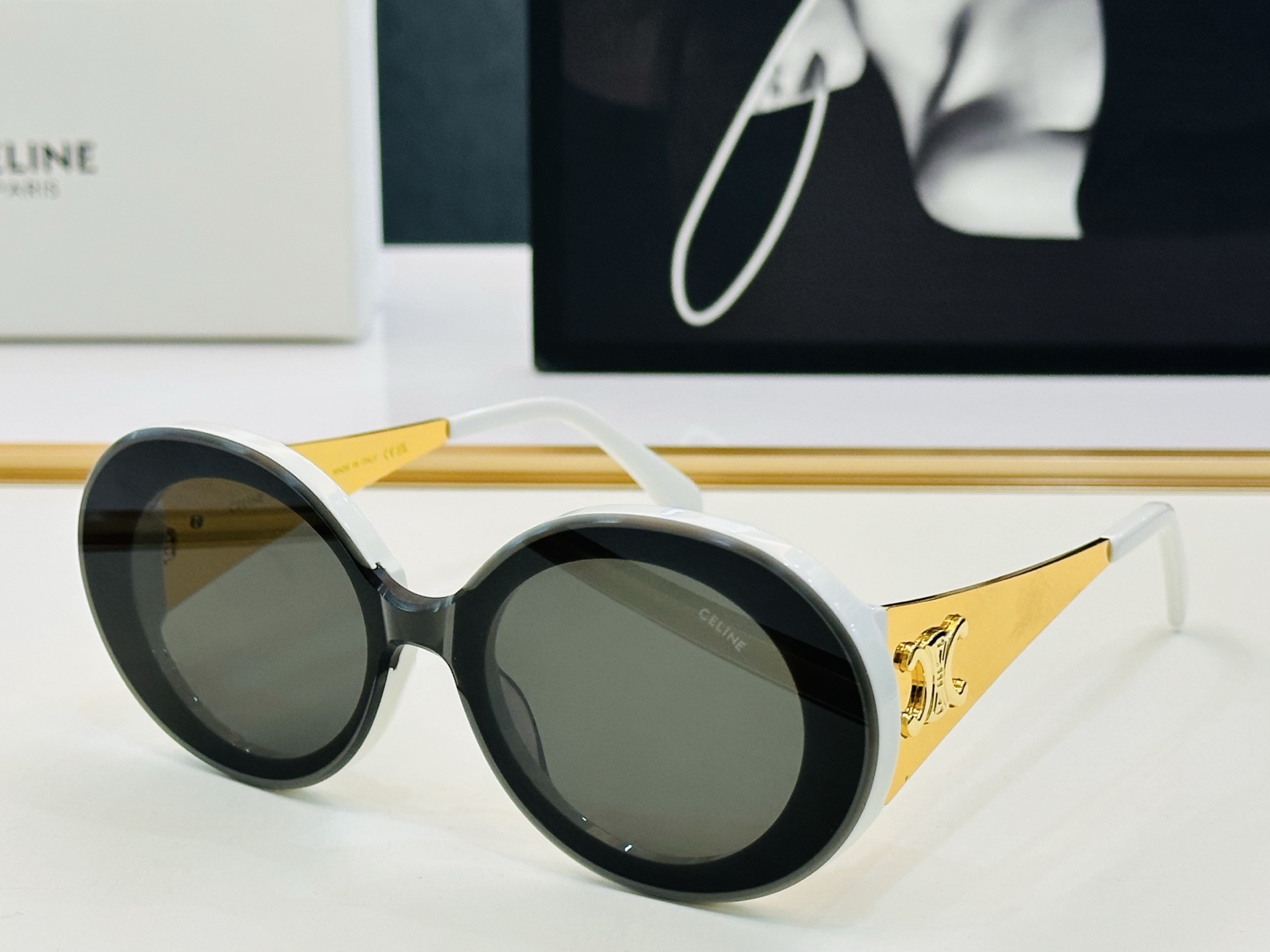【CELINE】赛琳 CL42106U Size：52口22-145 一直热销的款式 欧美风 光泽度好 