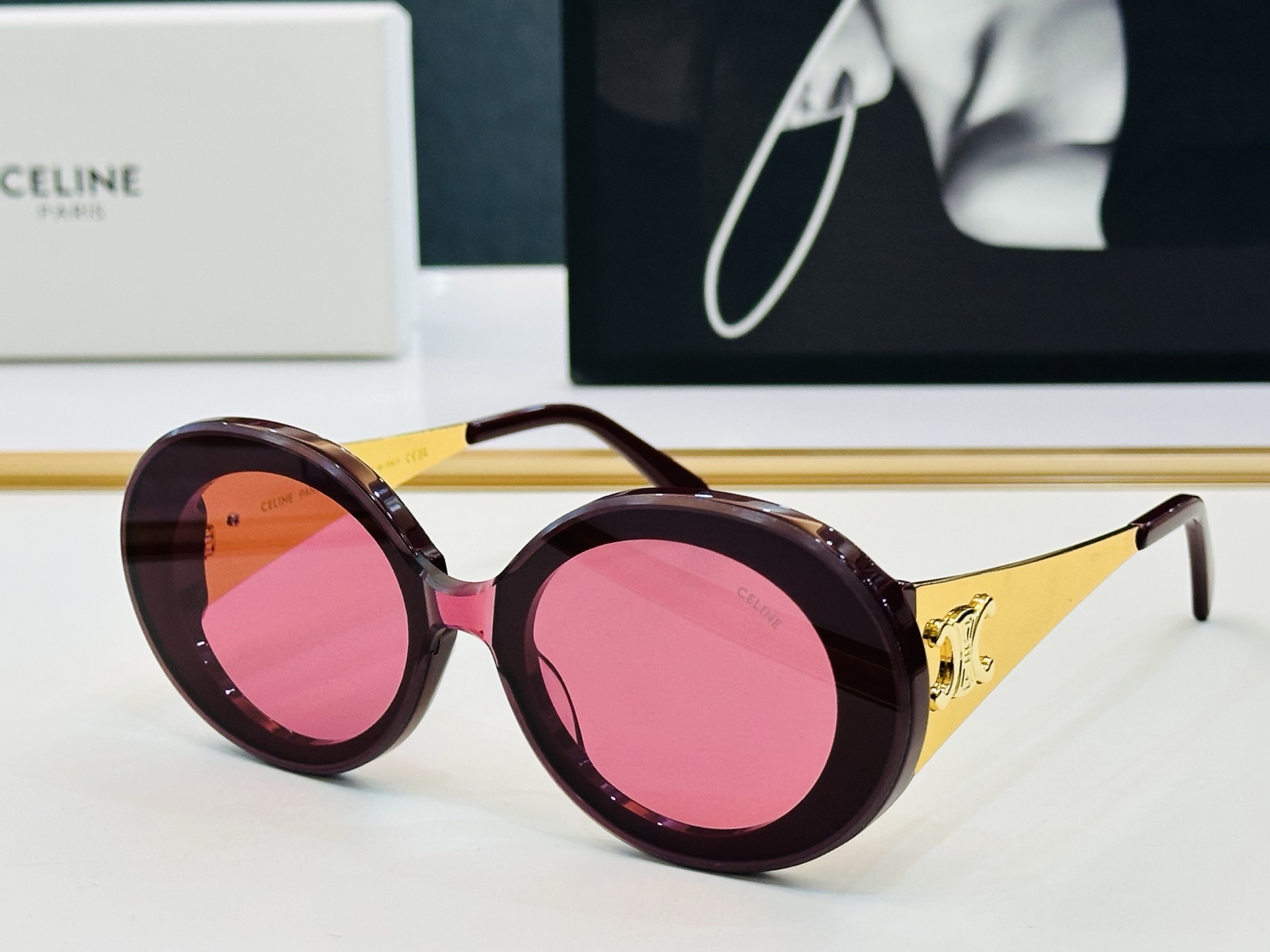 【CELINE】赛琳 CL42106U Size：52口22-145 一直热销的款式 欧美风 光泽度好 