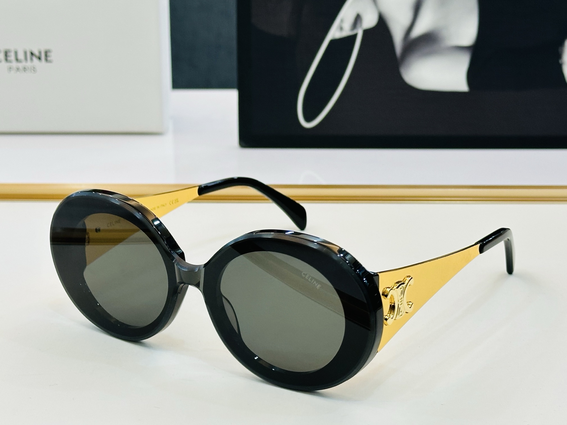 【CELINE】赛琳 CL42106U Size：52口22-145 一直热销的款式 欧美风 光泽度好 
