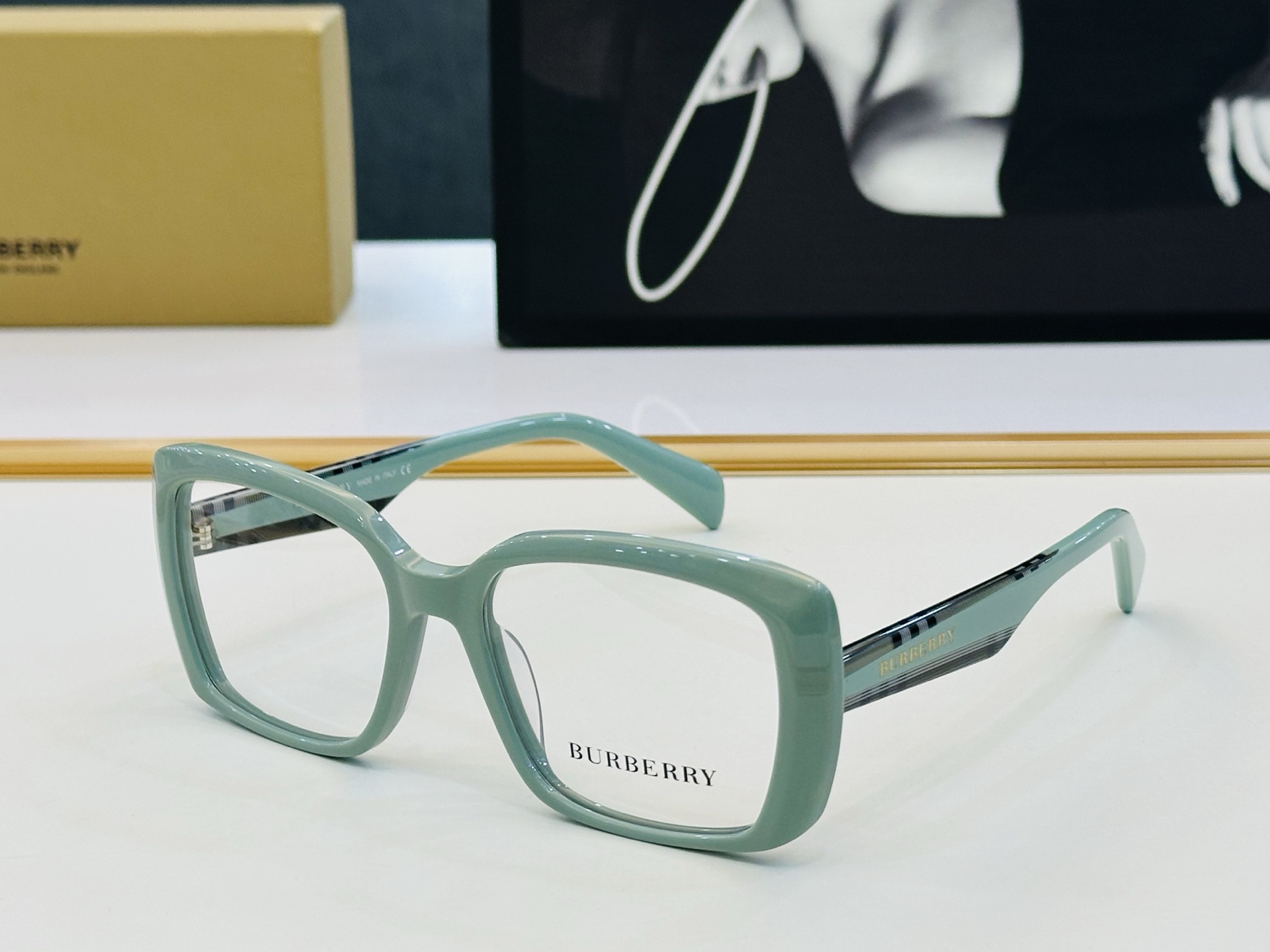 新款 BURBERR*🔻巴家 BE2436  百搭镜架Size：54口19-145   🌲🌲🌲板材框 Z