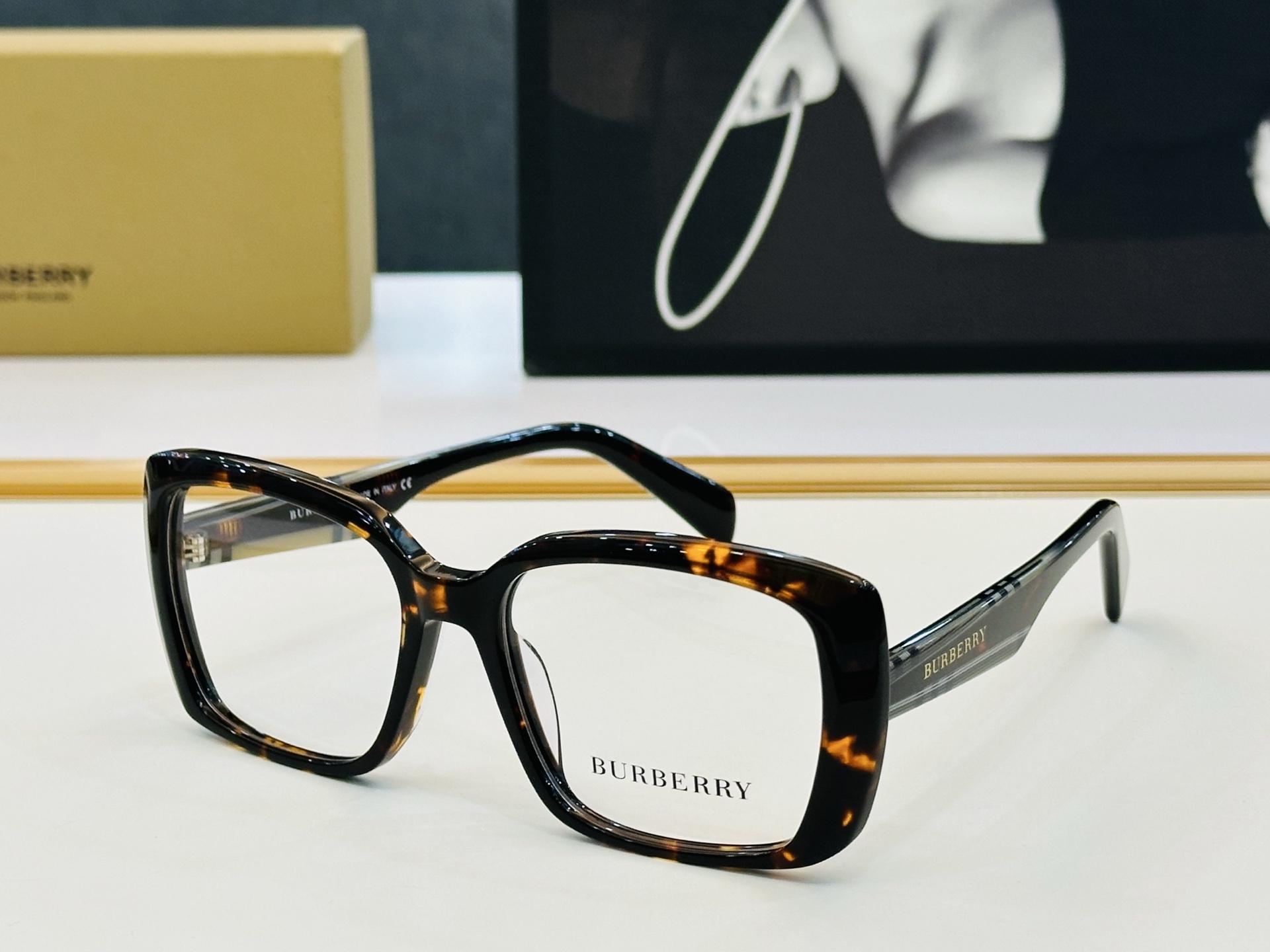 新款 BURBERR*🔻巴家 BE2436  百搭镜架Size：54口19-145   🌲🌲🌲板材框 Z