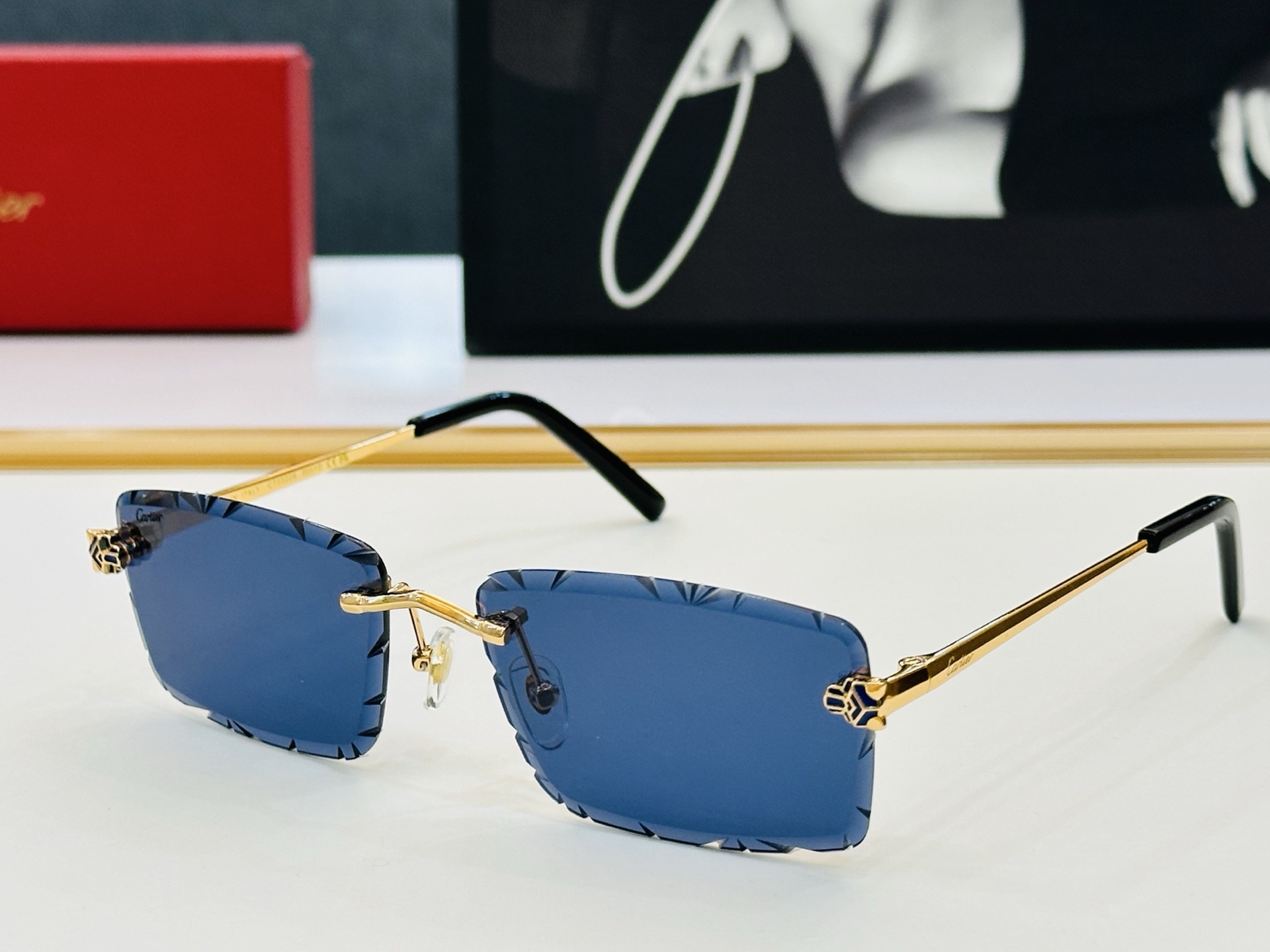 🆕 原版Cartie* 卡家 官网经典款 太阳镜 CT0522S Size：57口20-140  电镀工