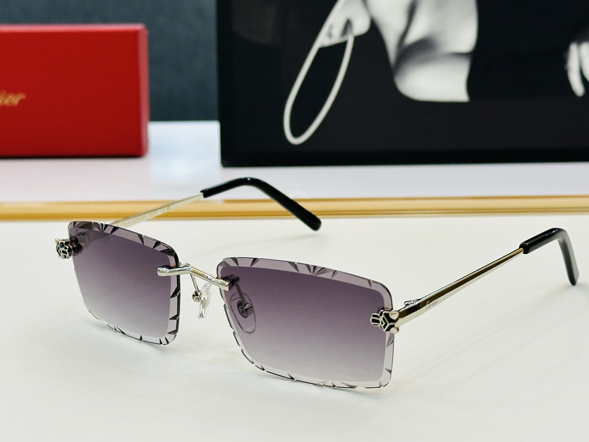 🆕 原版Cartie* 卡家 官网经典款 太阳镜 CT0522S Size：57口20-140  电镀工