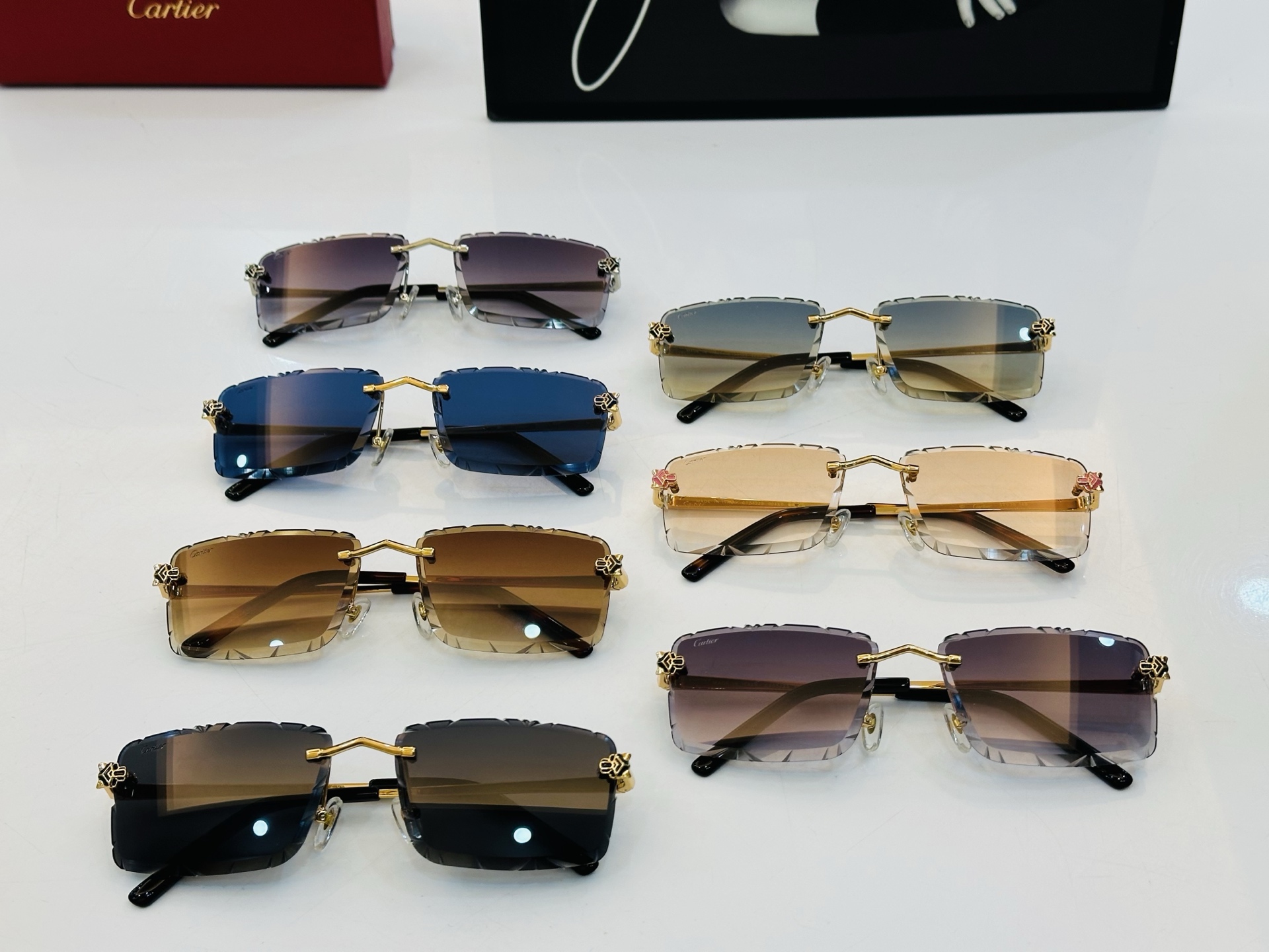 🆕 原版Cartie* 卡家 官网经典款 太阳镜 CT0522S Size：57口20-140  电镀工