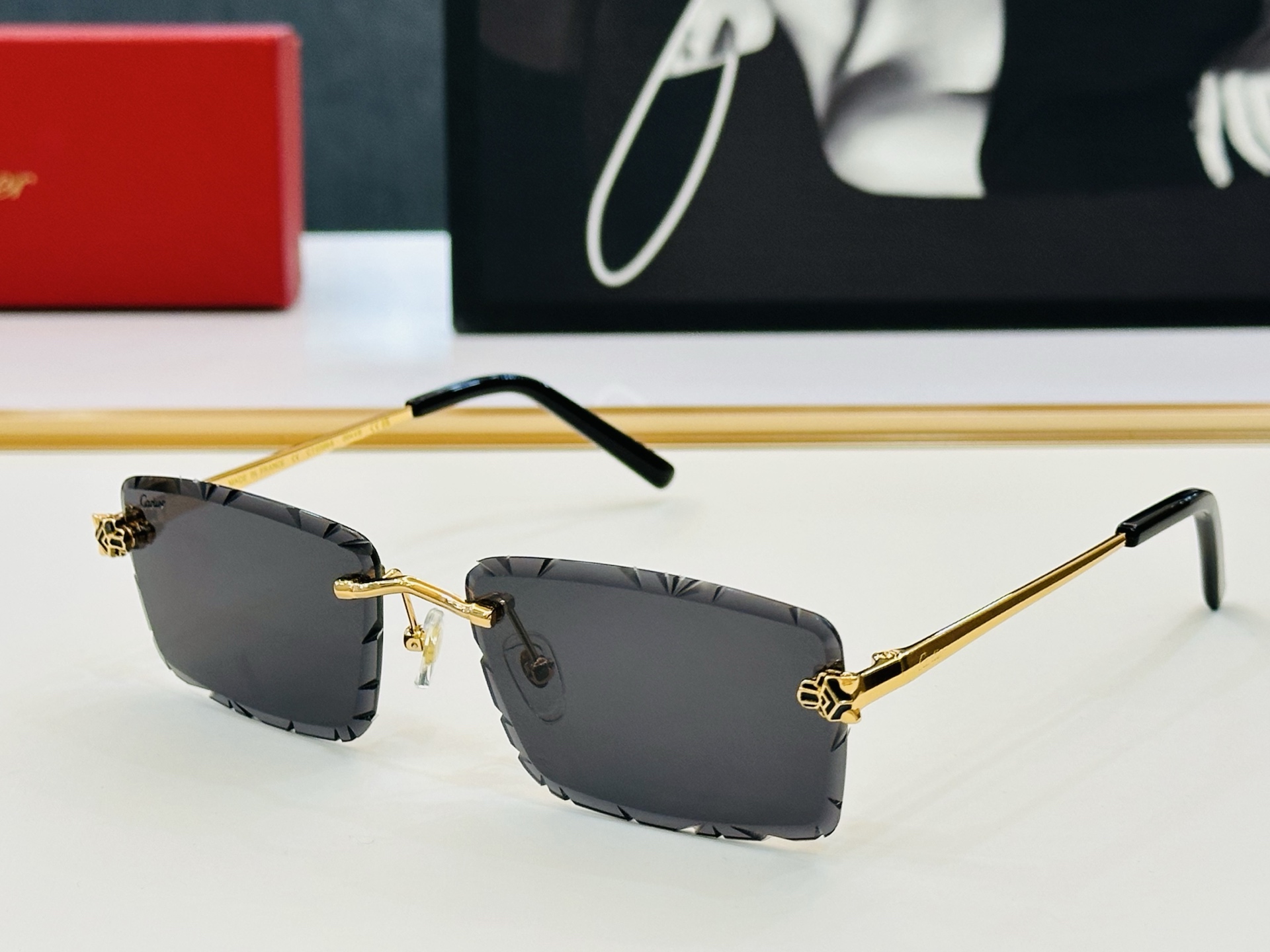 🆕 原版Cartie* 卡家 官网经典款 太阳镜 CT0522S Size：57口20-140  电镀工