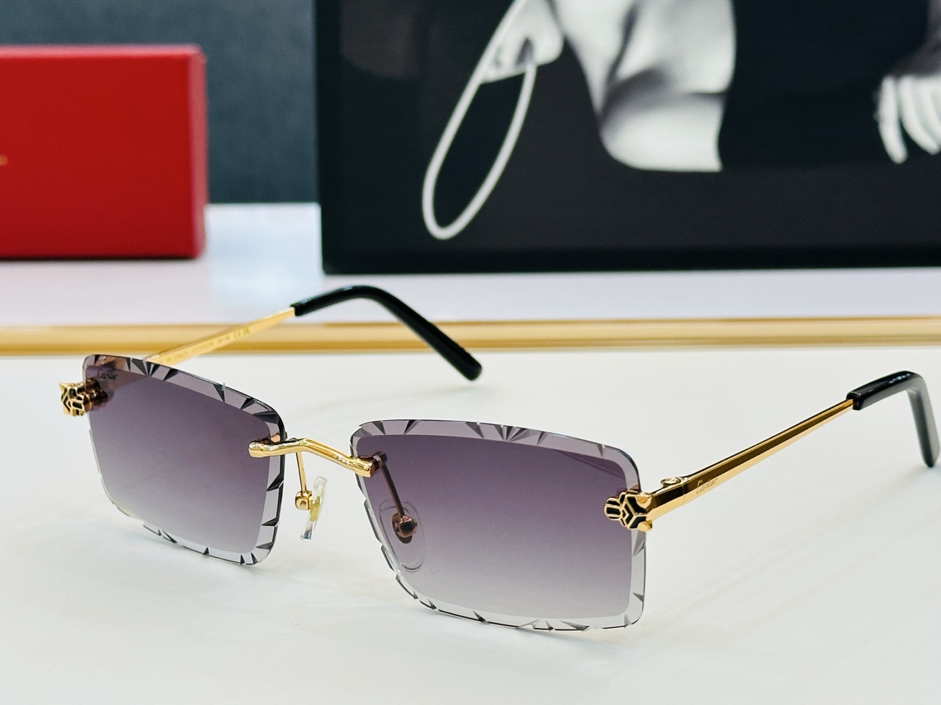 🆕 原版Cartie* 卡家 官网经典款 太阳镜 CT0522S Size：57口20-140  电镀工