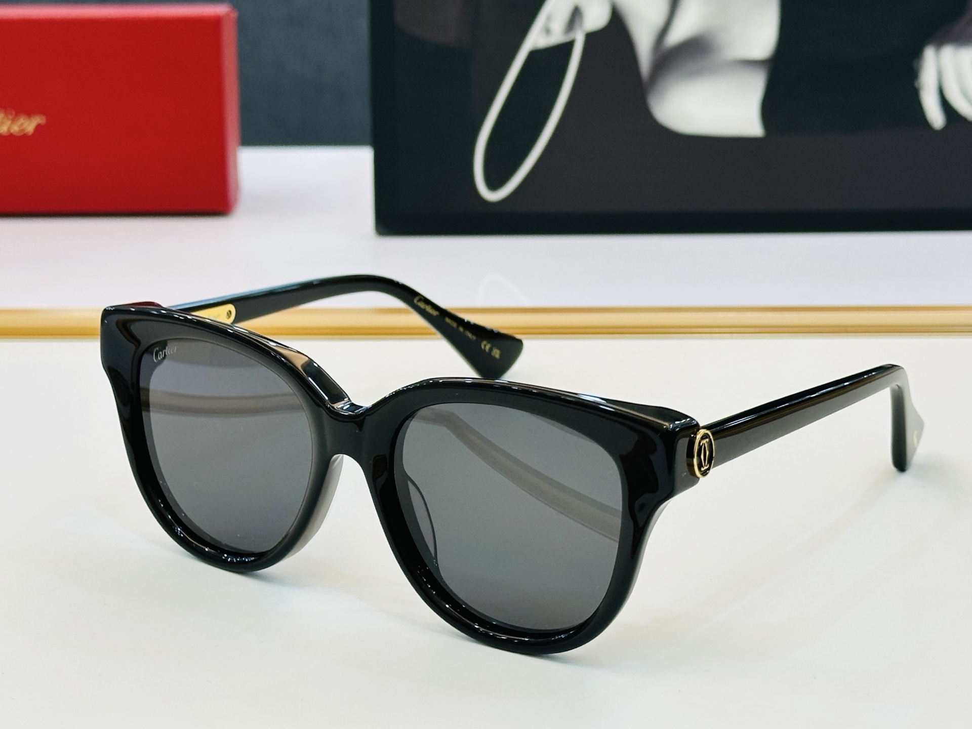 🆕 原版Cartie* 卡家 官网经典款 太阳镜 CT0316 Size：55口19-140    电镀