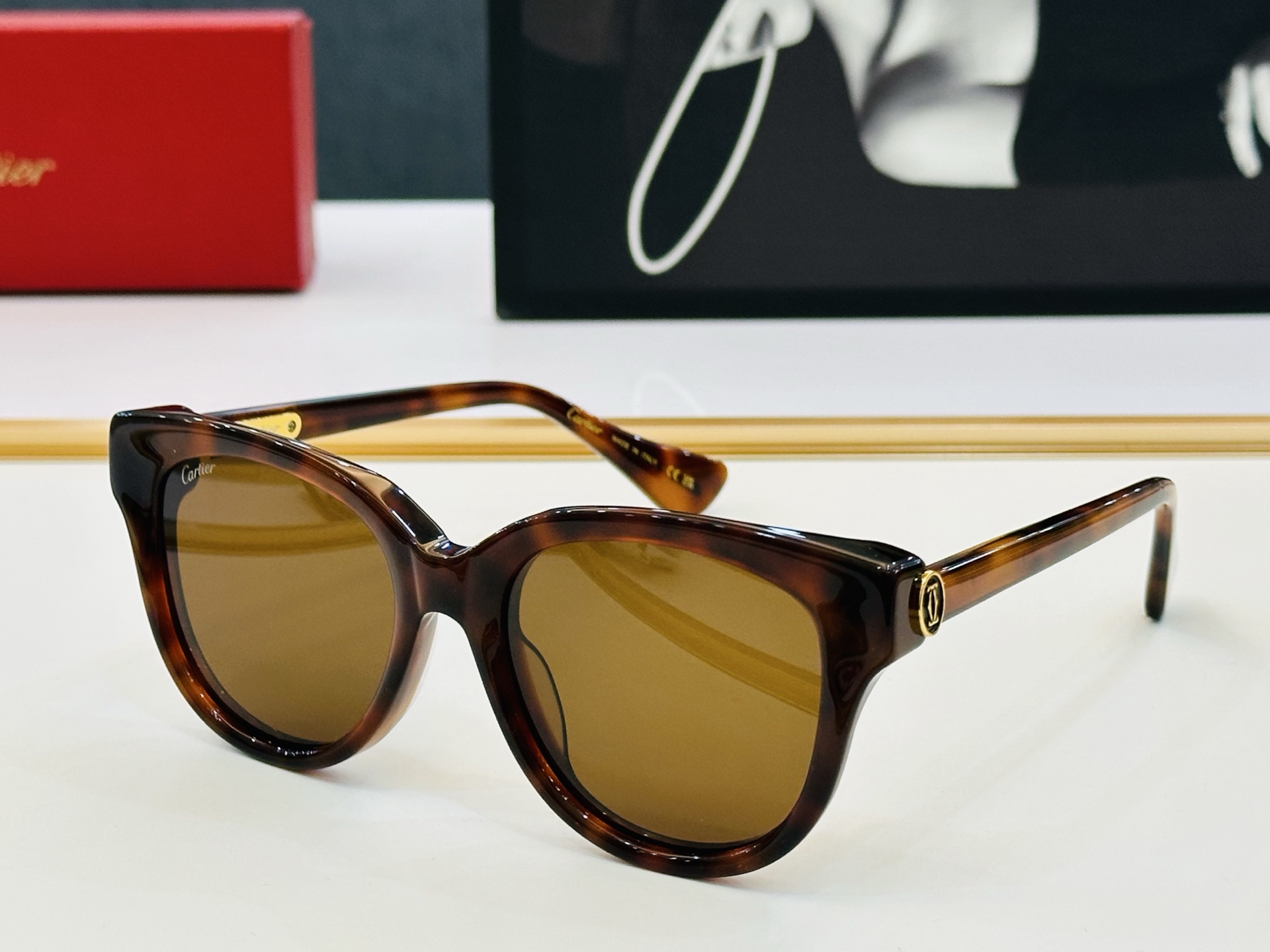 🆕 原版Cartie* 卡家 官网经典款 太阳镜 CT0316 Size：55口19-140    电镀