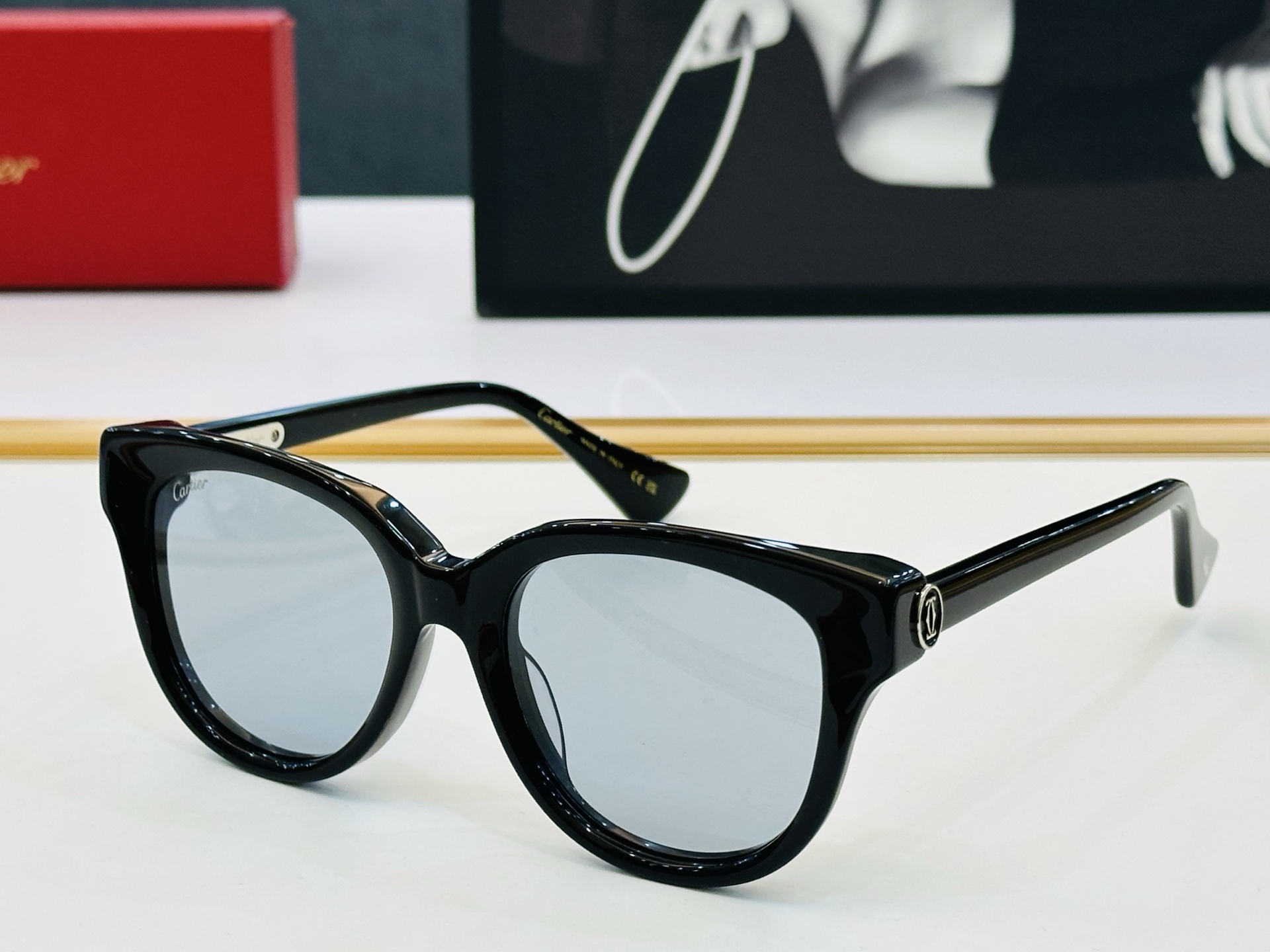 🆕 原版Cartie* 卡家 官网经典款 太阳镜 CT0316 Size：55口19-140    电镀