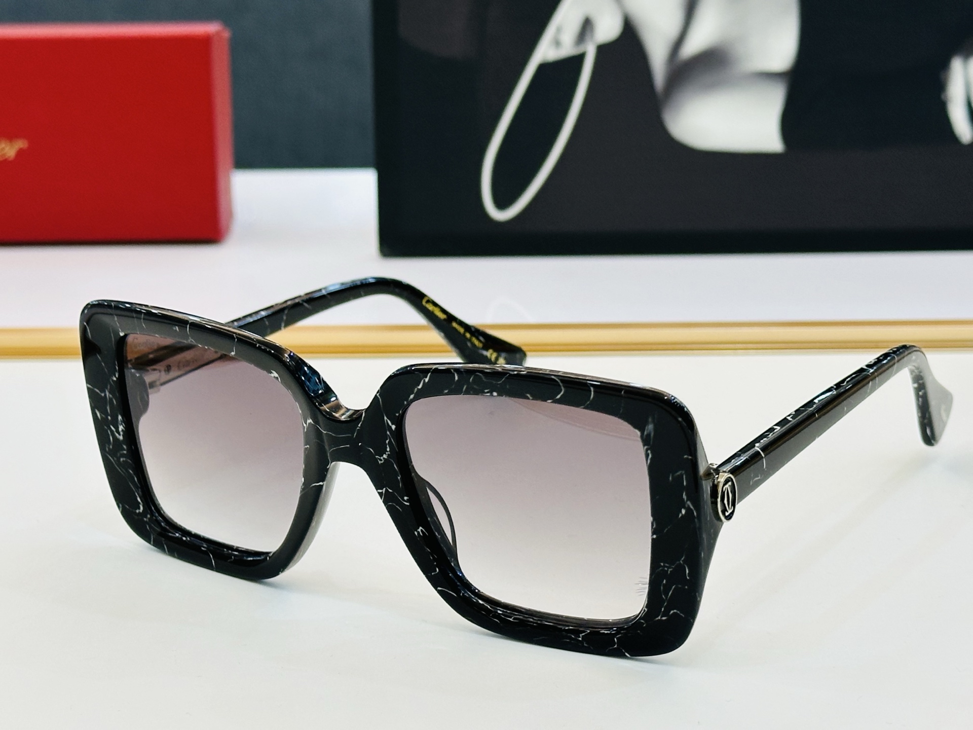 🆕 原版Cartie* 卡家 官网经典款 太阳镜 CT0315 Size：54口21-140    电镀
