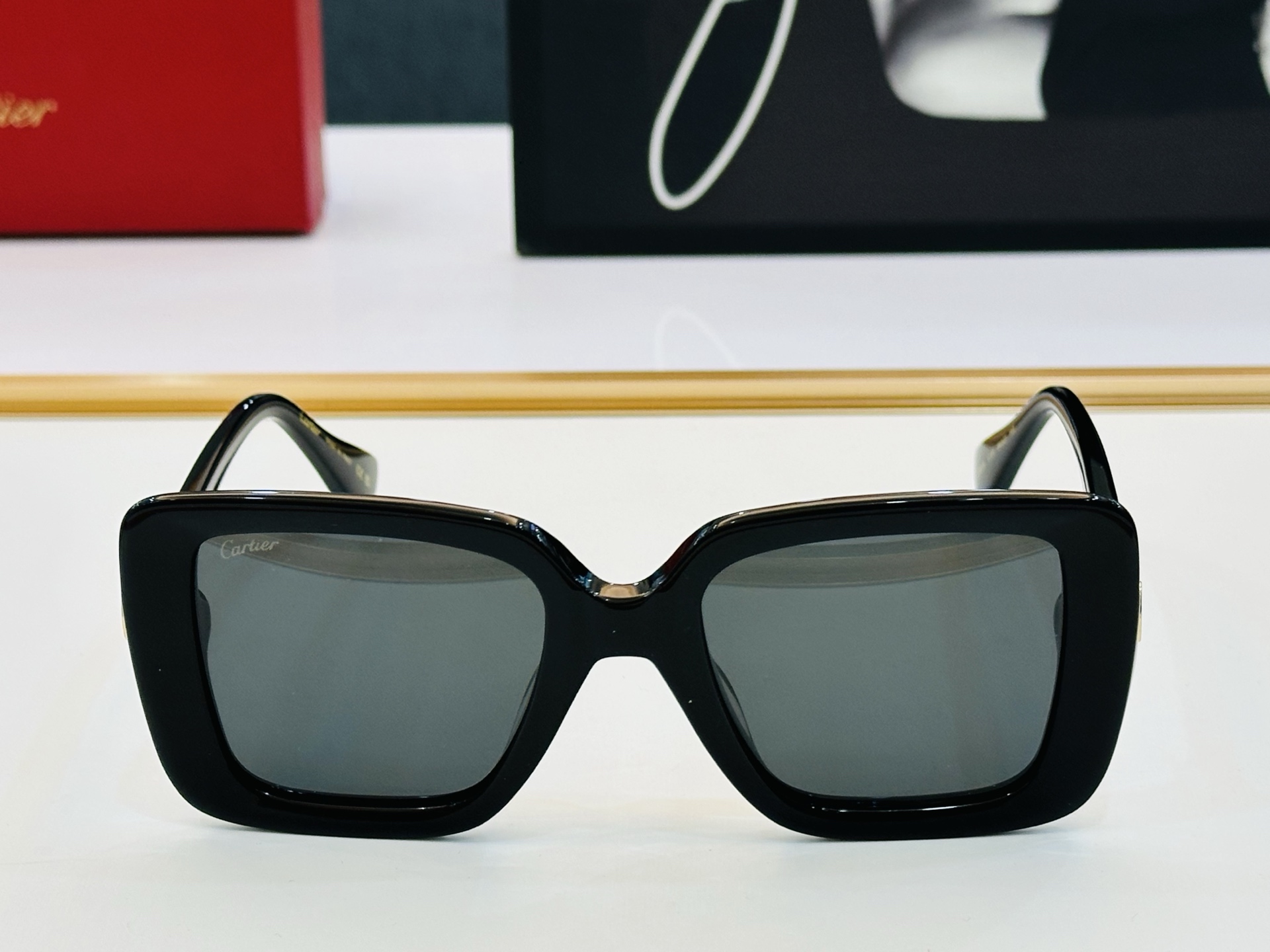 🆕 原版Cartie* 卡家 官网经典款 太阳镜 CT0315 Size：54口21-140    电镀