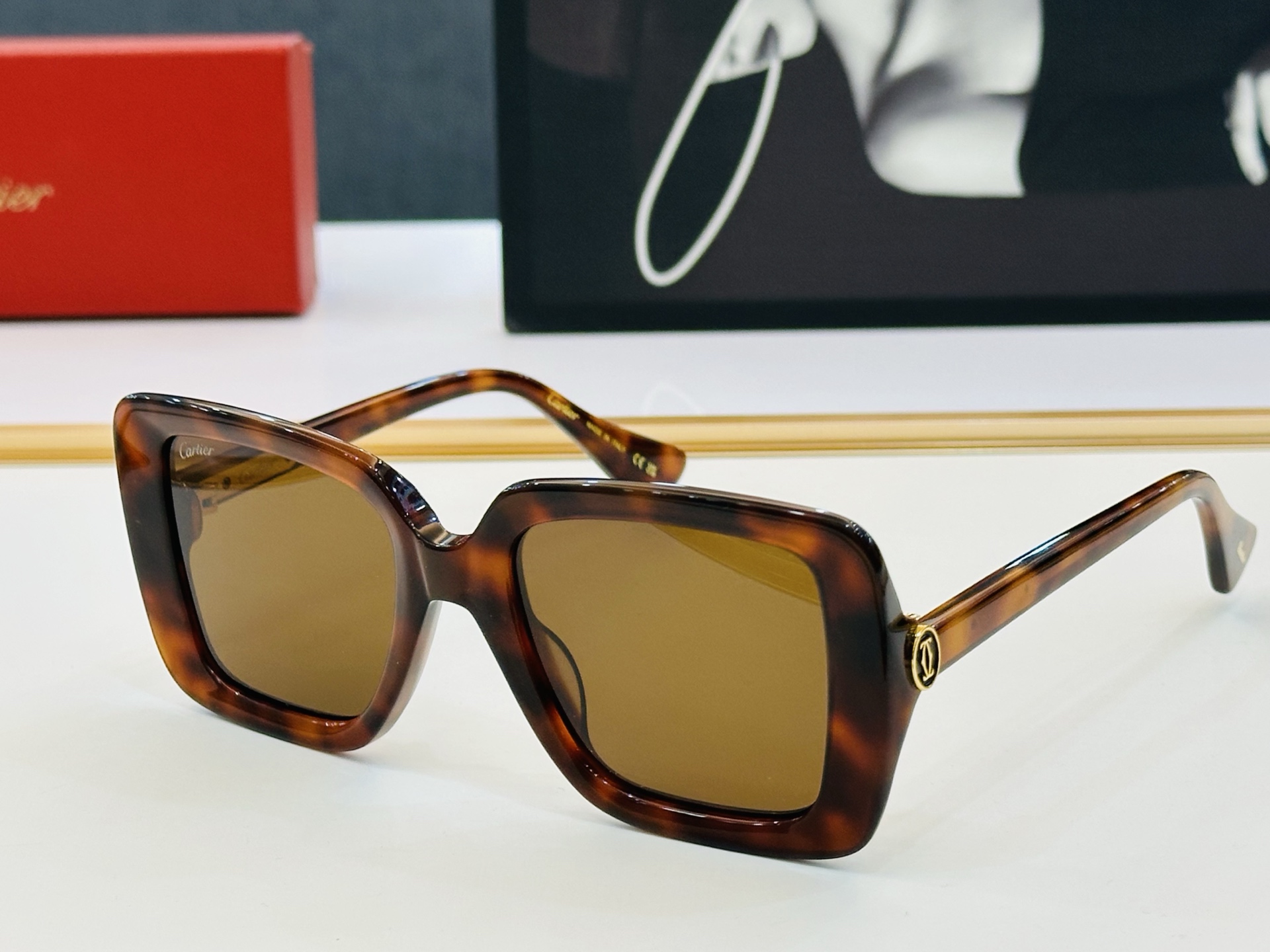 🆕 原版Cartie* 卡家 官网经典款 太阳镜 CT0315 Size：54口21-140    电镀