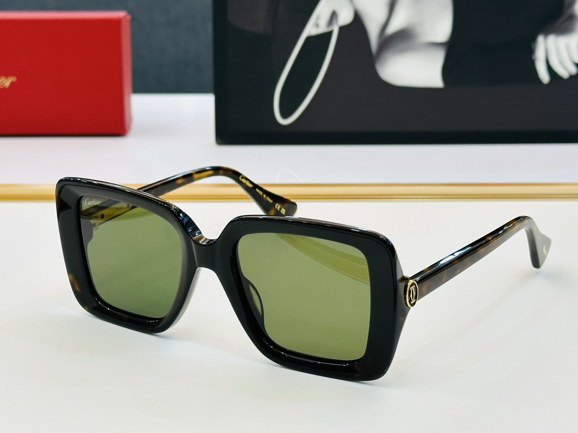 🆕 原版Cartie* 卡家 官网经典款 太阳镜 CT0315 Size：54口21-140    电镀