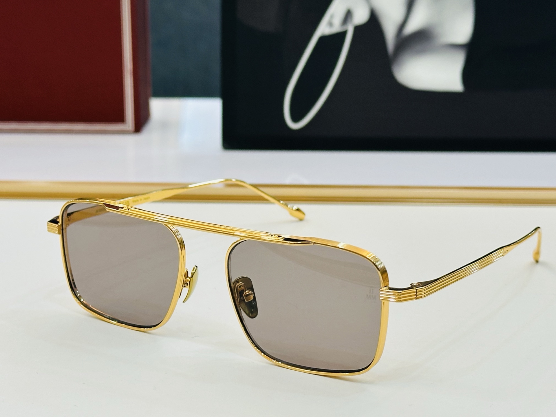 JACQUES MARIE SCARPA55 日本手工眼镜 镜框採用上板材打造出  SIZE：54口17