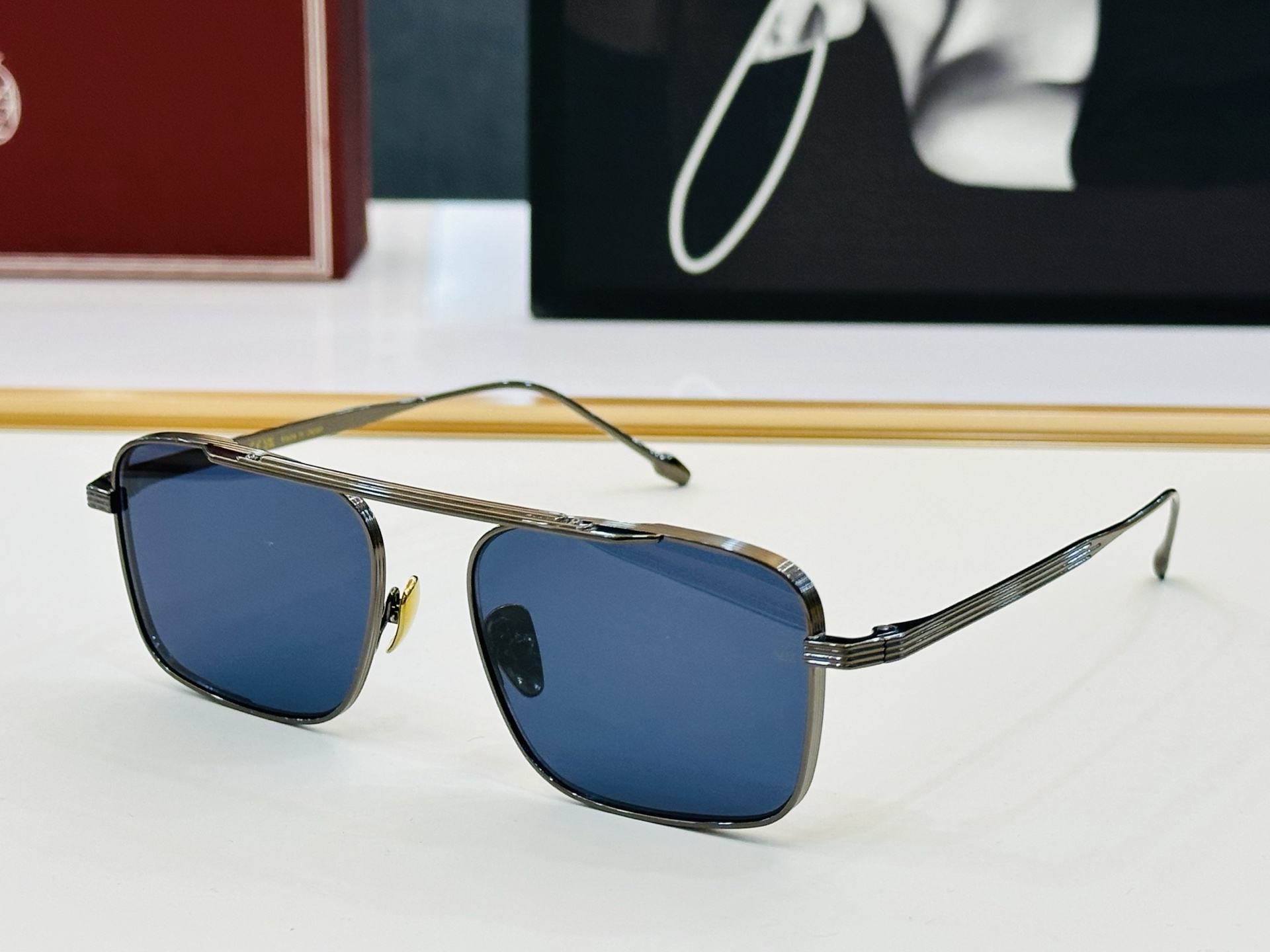 JACQUES MARIE SCARPA55 日本手工眼镜 镜框採用上板材打造出  SIZE：54口17