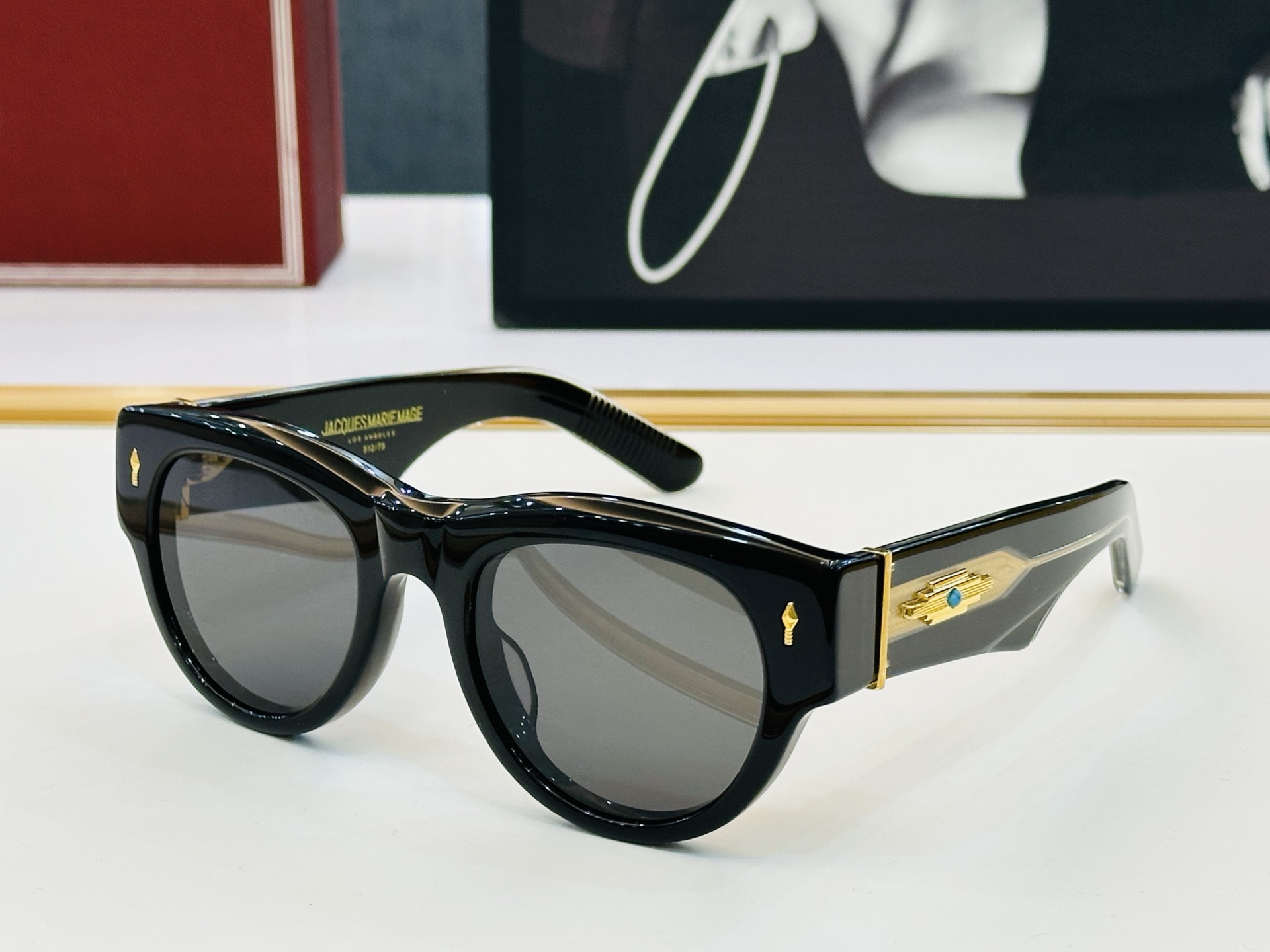 JACQUES MARIE DATTON 日本手工眼镜 镜框採用上板材打造出  SIZE：51口23-1