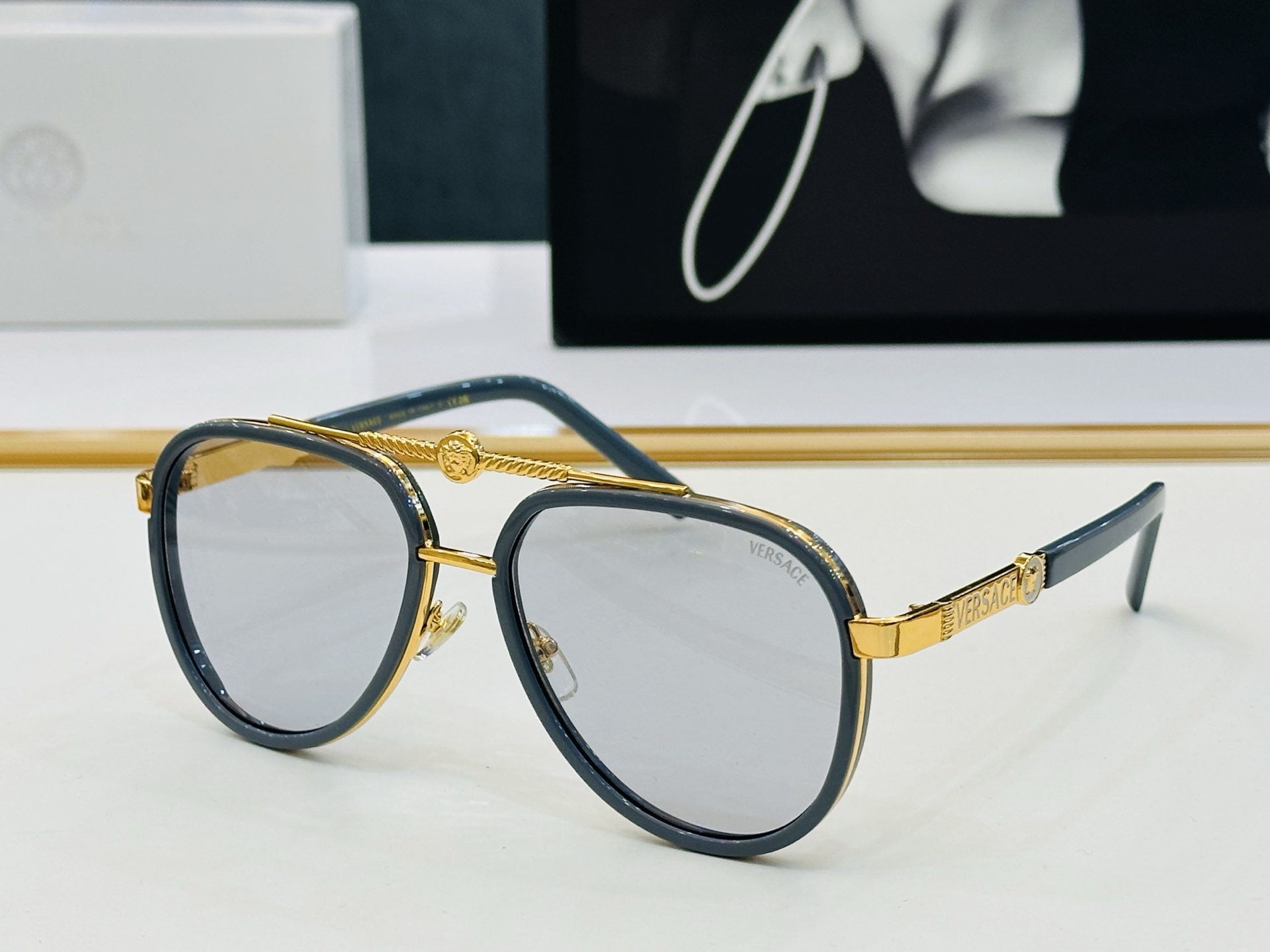 ❤️❤️范思家 VERSACE✨✨✨MODEL：VE6815 Size：58口17-142 ✨K 有范 