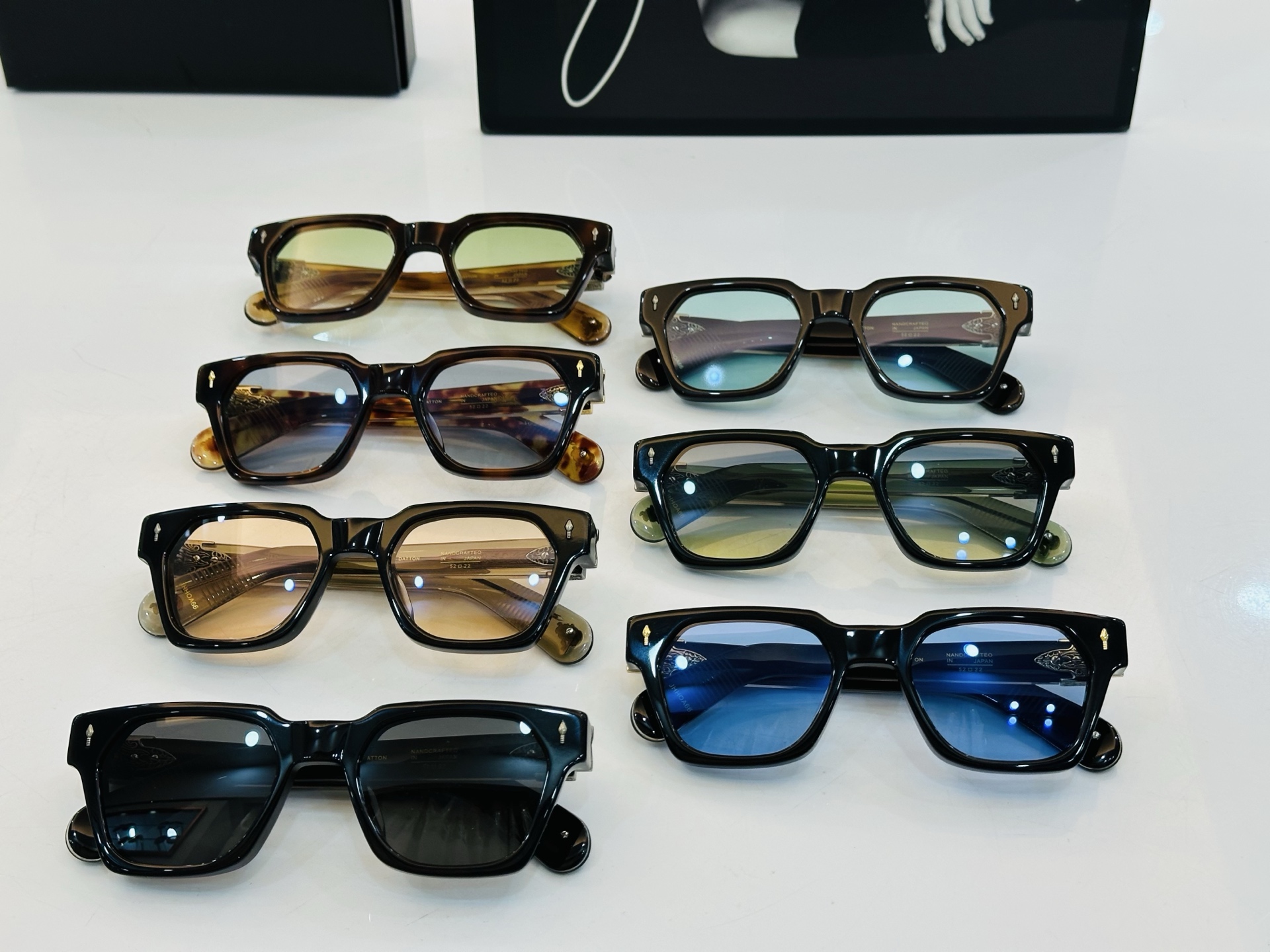 JACQUES MARIE DATTON 日本手工眼镜 镜框採用上板材打造出  SIZE：52口22-1