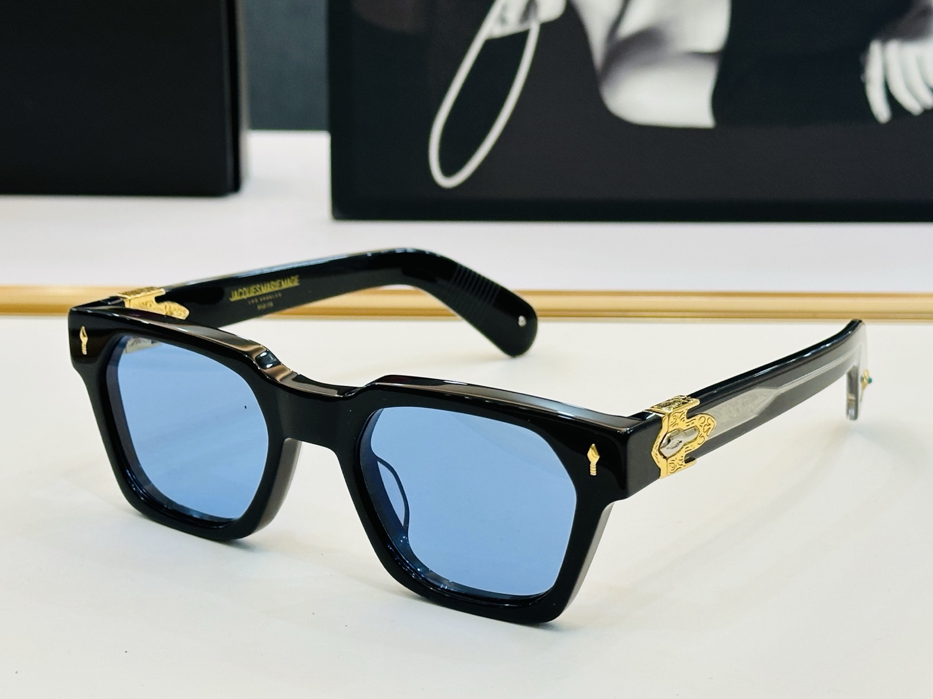 JACQUES MARIE DATTON 日本手工眼镜 镜框採用上板材打造出  SIZE：52口22-1