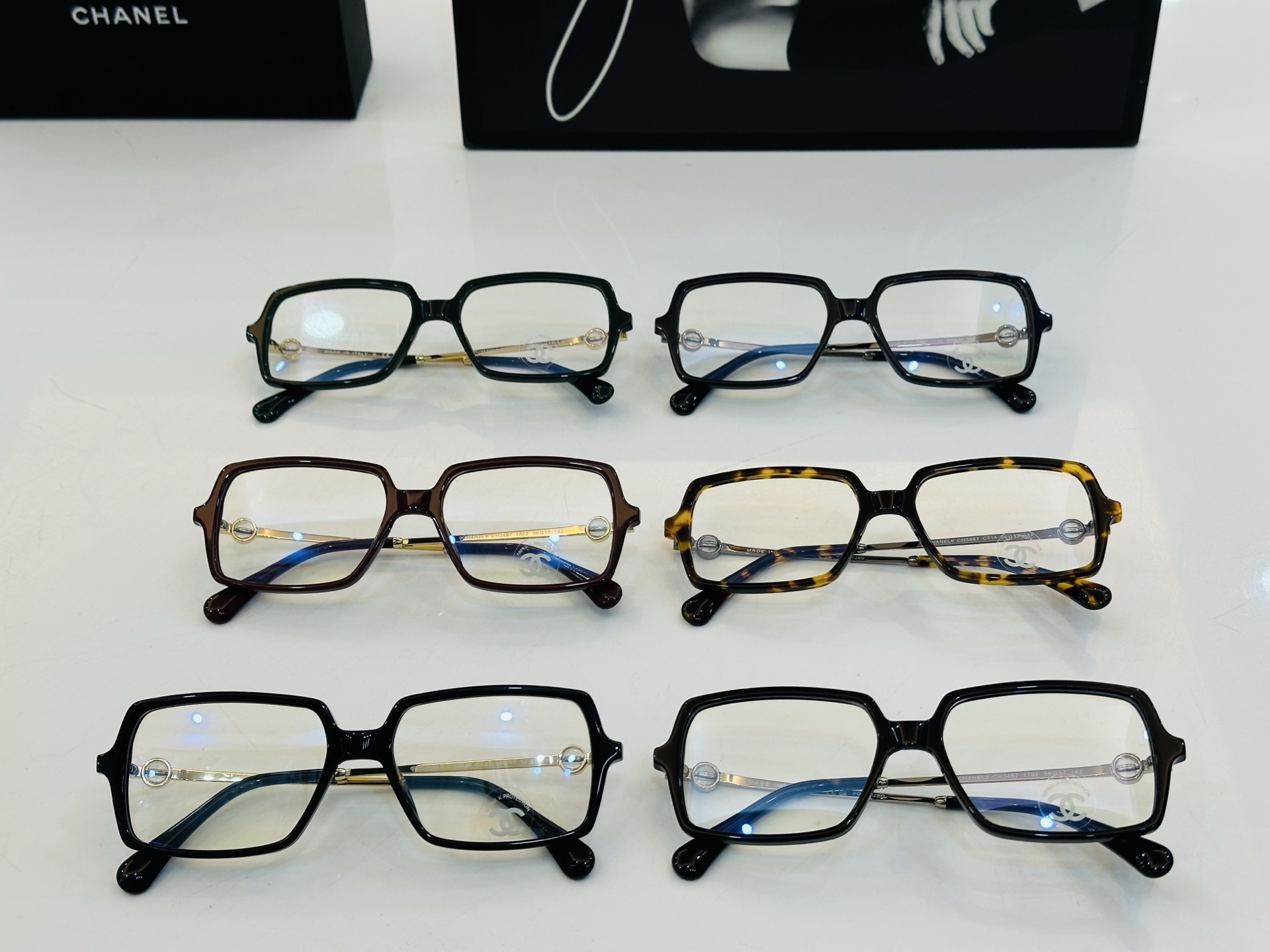 【CHANE*/香家】MODEL CH3487 Size：56口17-142 💅🏻☝👓完美品质 一💋独特