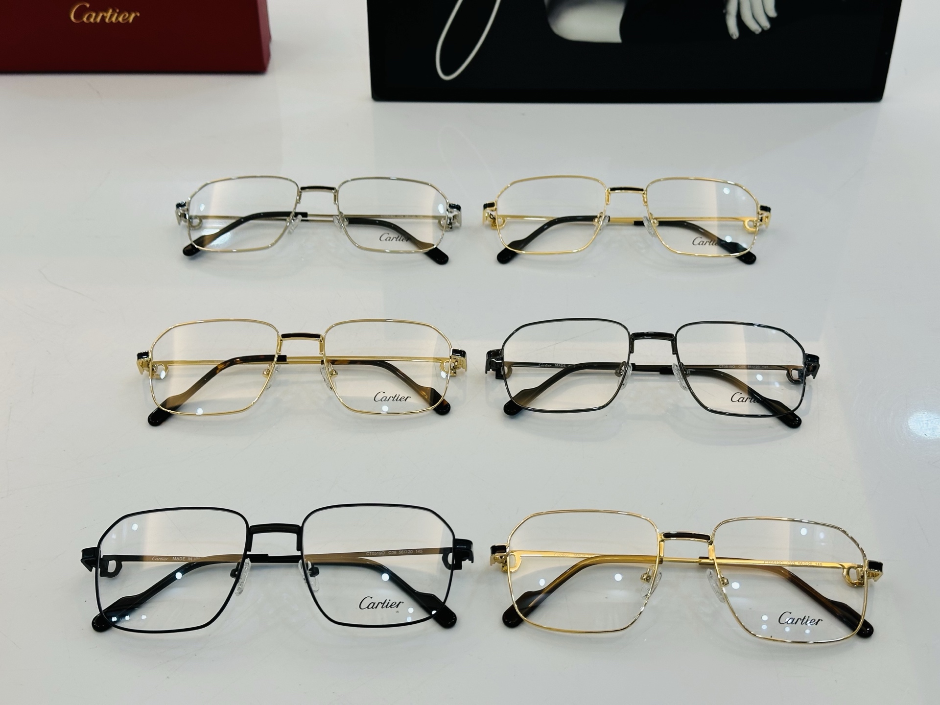 🆕 原版Cartie* 卡家 官网经典款 太阳镜 CT0519O Size：56口20-145 电镀工艺