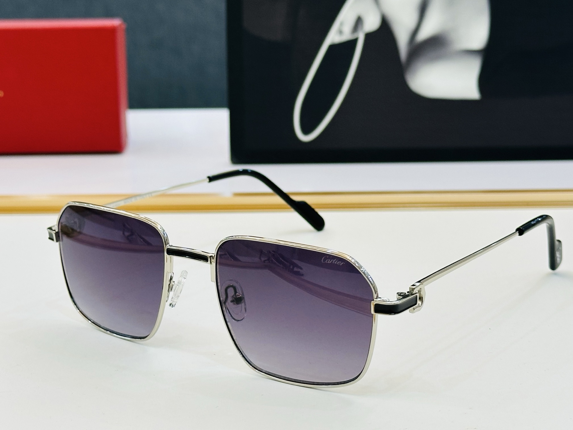 🆕 原版Cartie* 卡家 官网经典款 太阳镜 CT0519O Size：56口20-145 电镀工艺