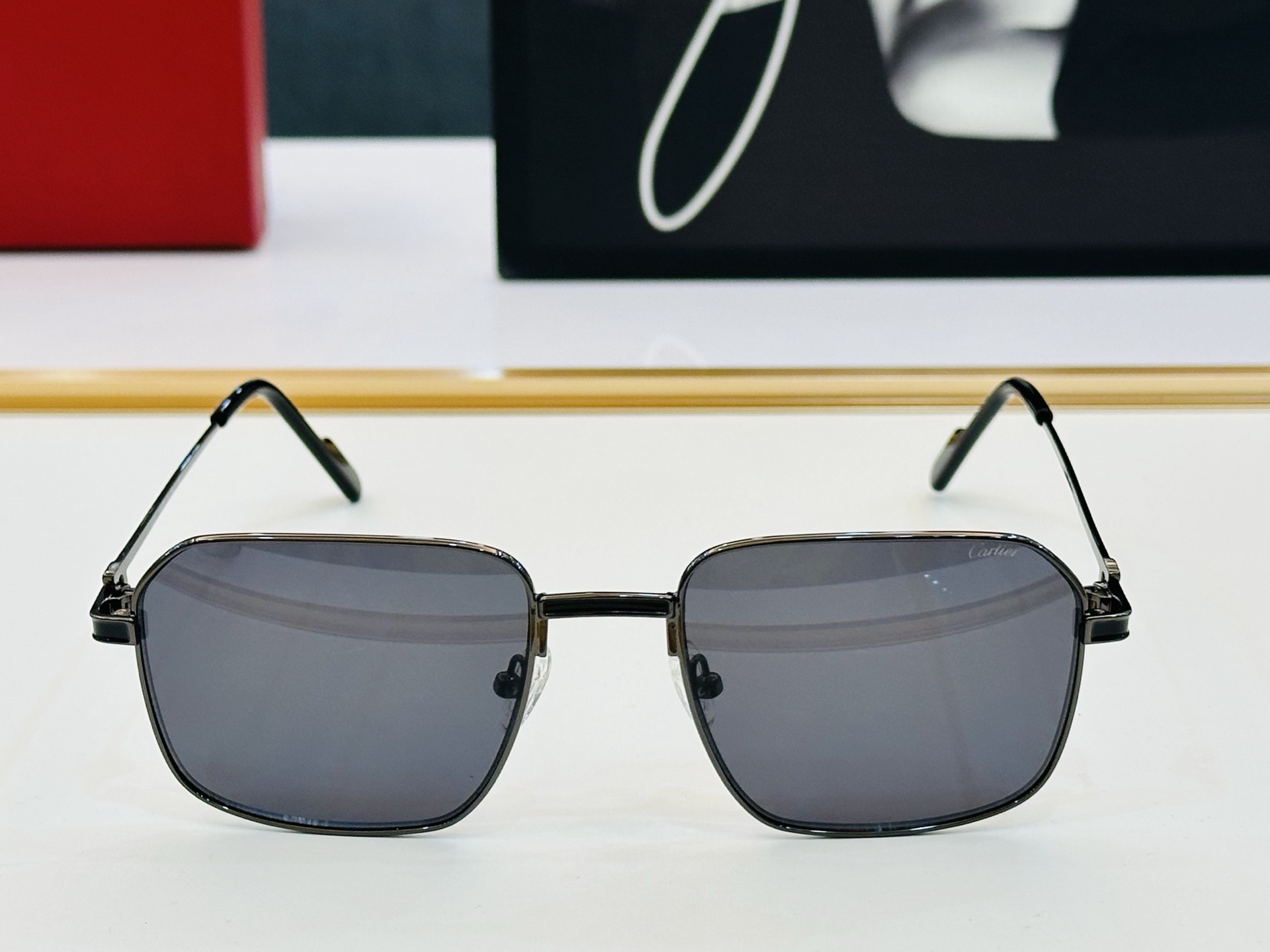 🆕 原版Cartie* 卡家 官网经典款 太阳镜 CT0519O Size：56口20-145 电镀工艺