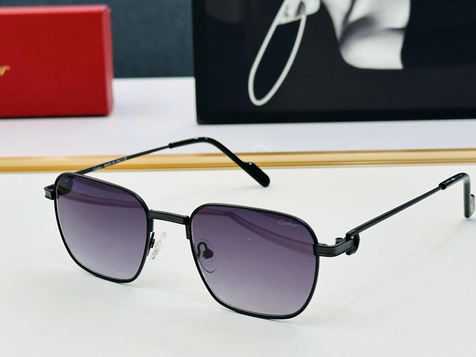 🆕 原版Cartie* 卡家 官网经典款 太阳镜 CT0518O Size：54口20-145 电镀工艺