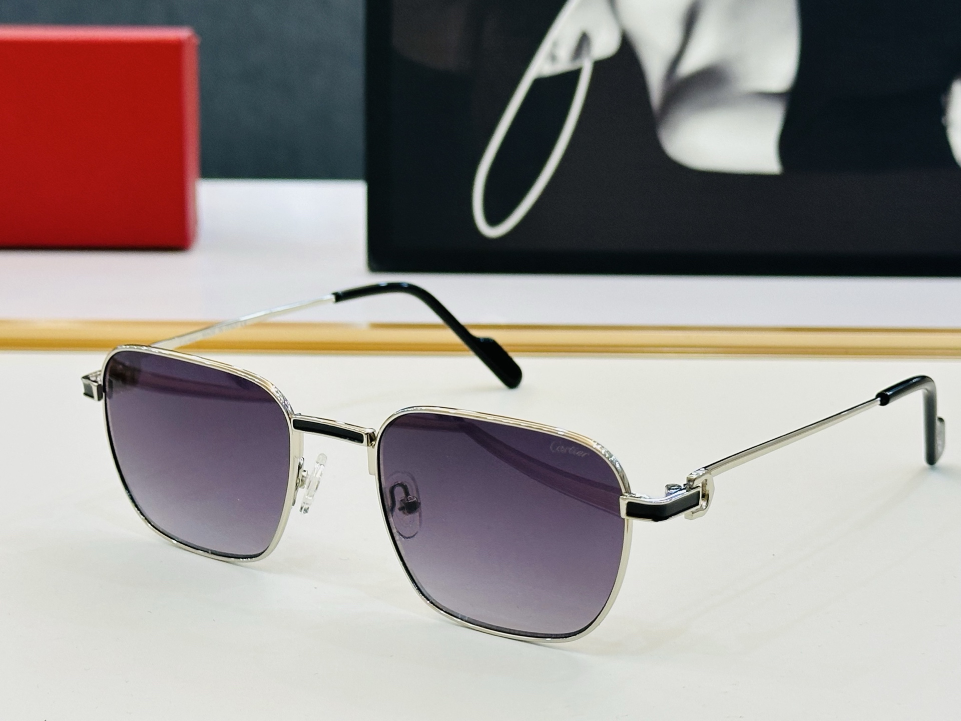 🆕 原版Cartie* 卡家 官网经典款 太阳镜 CT0518O Size：54口20-145 电镀工艺