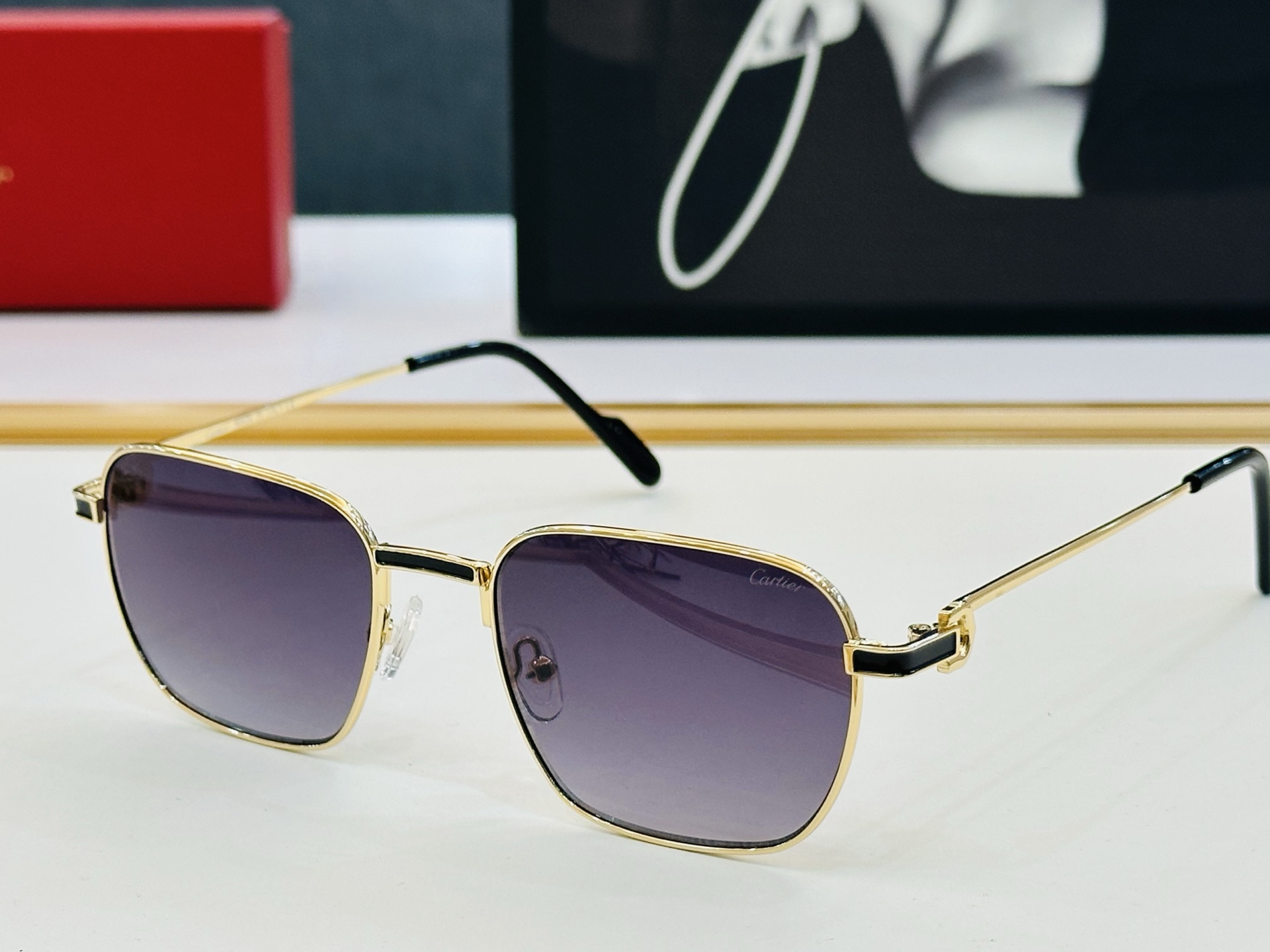 🆕 原版Cartie* 卡家 官网经典款 太阳镜 CT0518O Size：54口20-145 电镀工艺