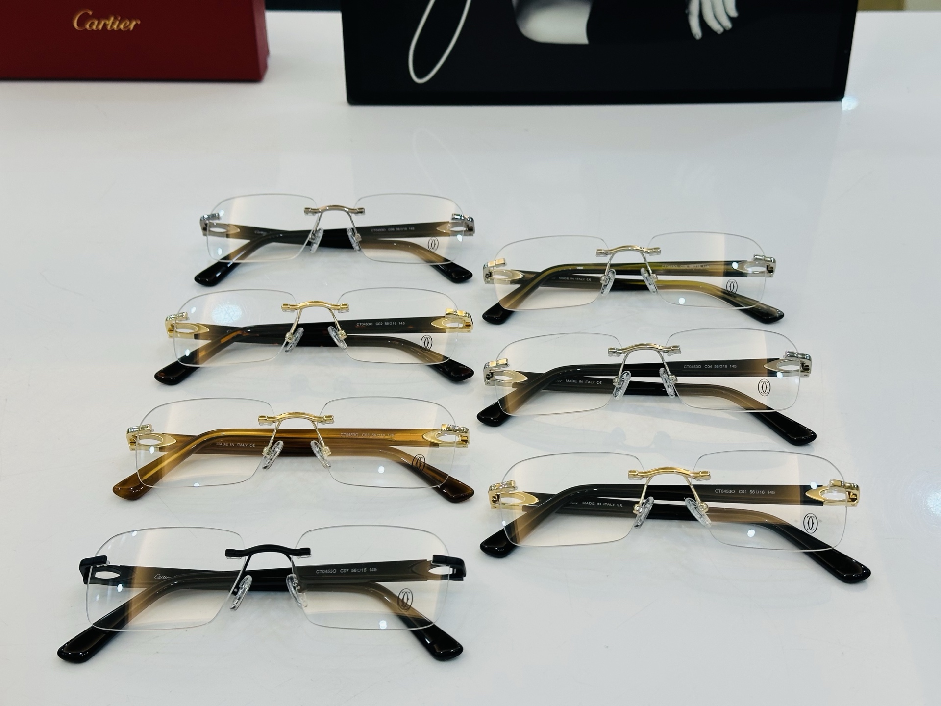 Cartier-卡家 ✨CT0453O Size：56口16-145 不挑脸型 简约大气 时尚休闲 👌👃