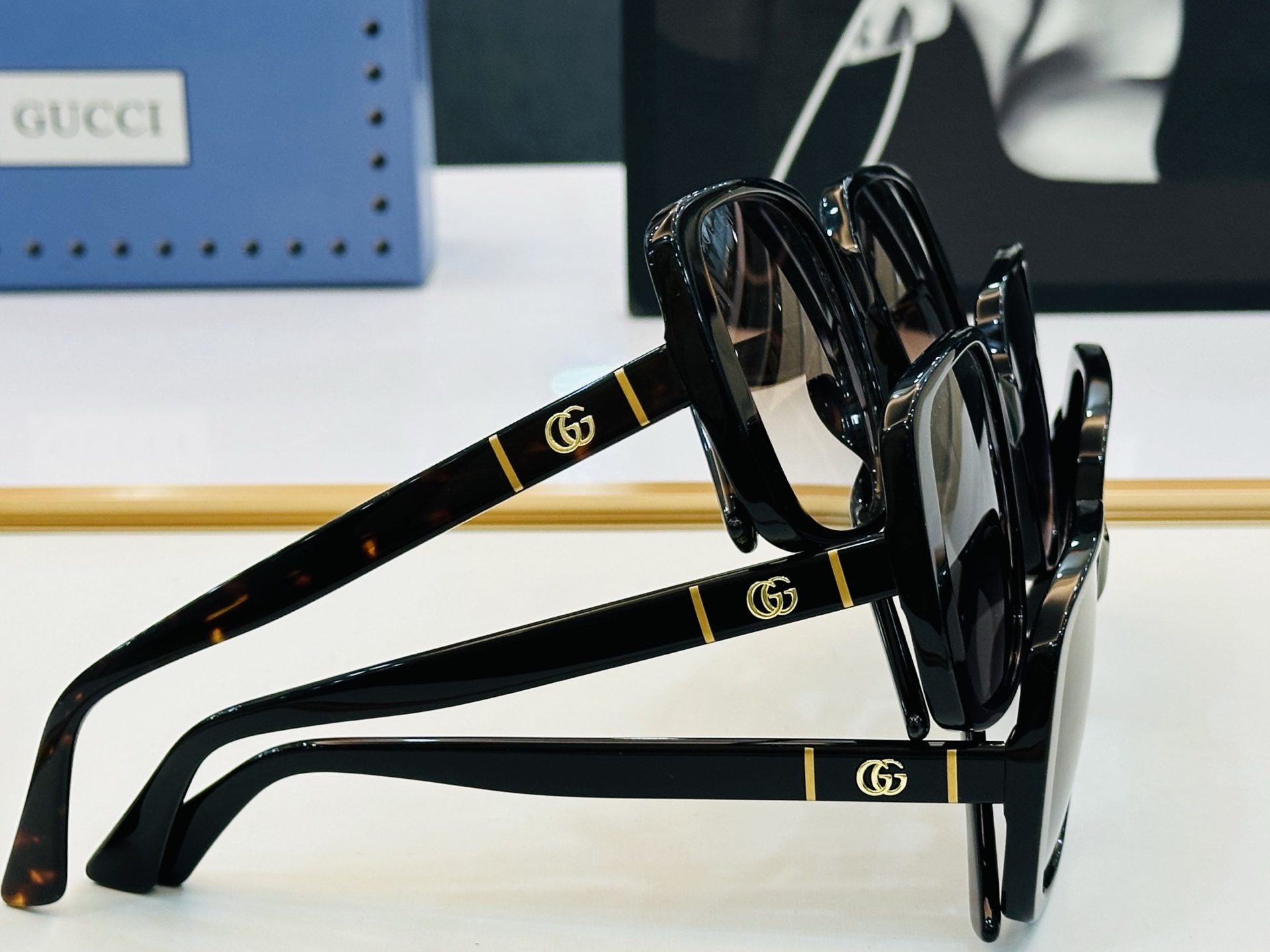 GUCC* 古家 GG0632SA 🐝🐝系列 Size：56口18-145   🍁🍁 E超绝品质 。