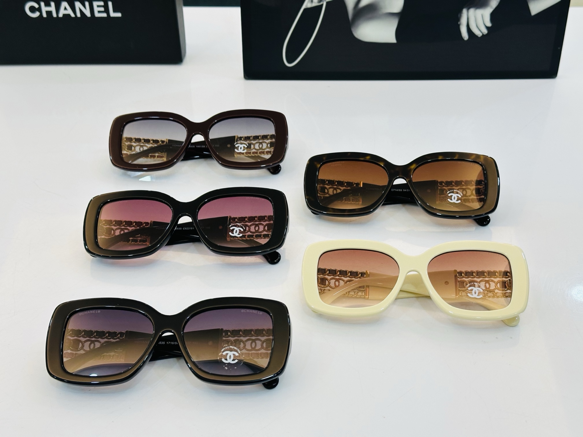 🆕 【CHANE*/香家】MODELCH5535  size：54口17-140   💅🏻💓B太阳镜 