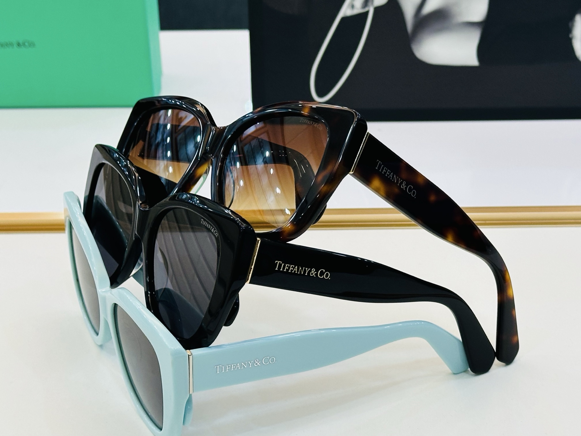 蒂芙家 Tiffany & CO. TF5023 Size：56口17-145 时尚太阳镜架 👍b多色可