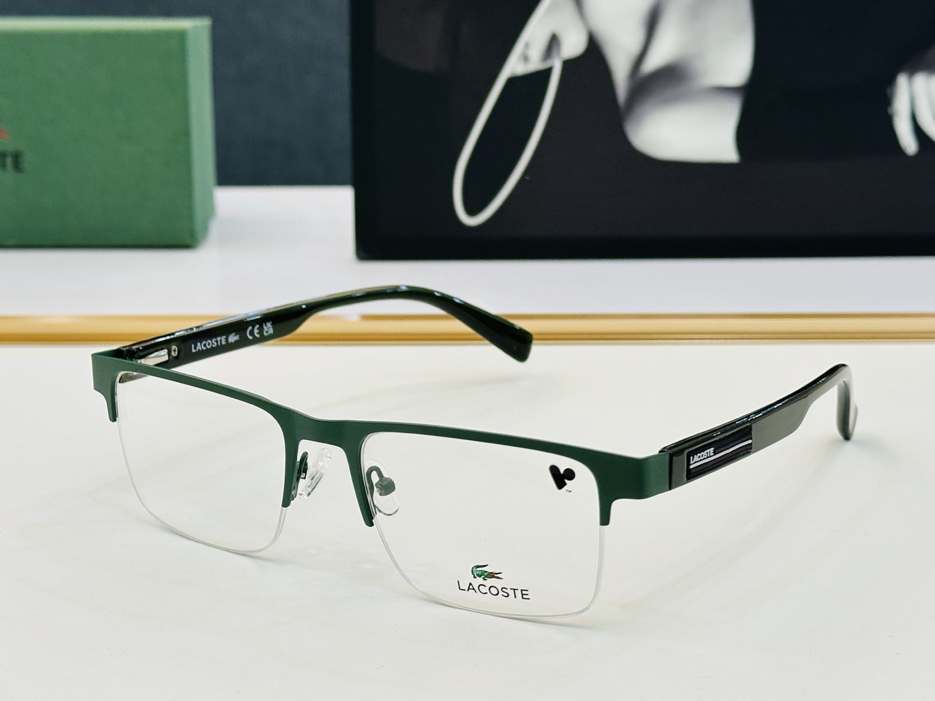 🆕 鳄鱼 LACOSTE 最新款L2299  Size：54口18-145 💫💫时尚舒适  💍J超轻 配